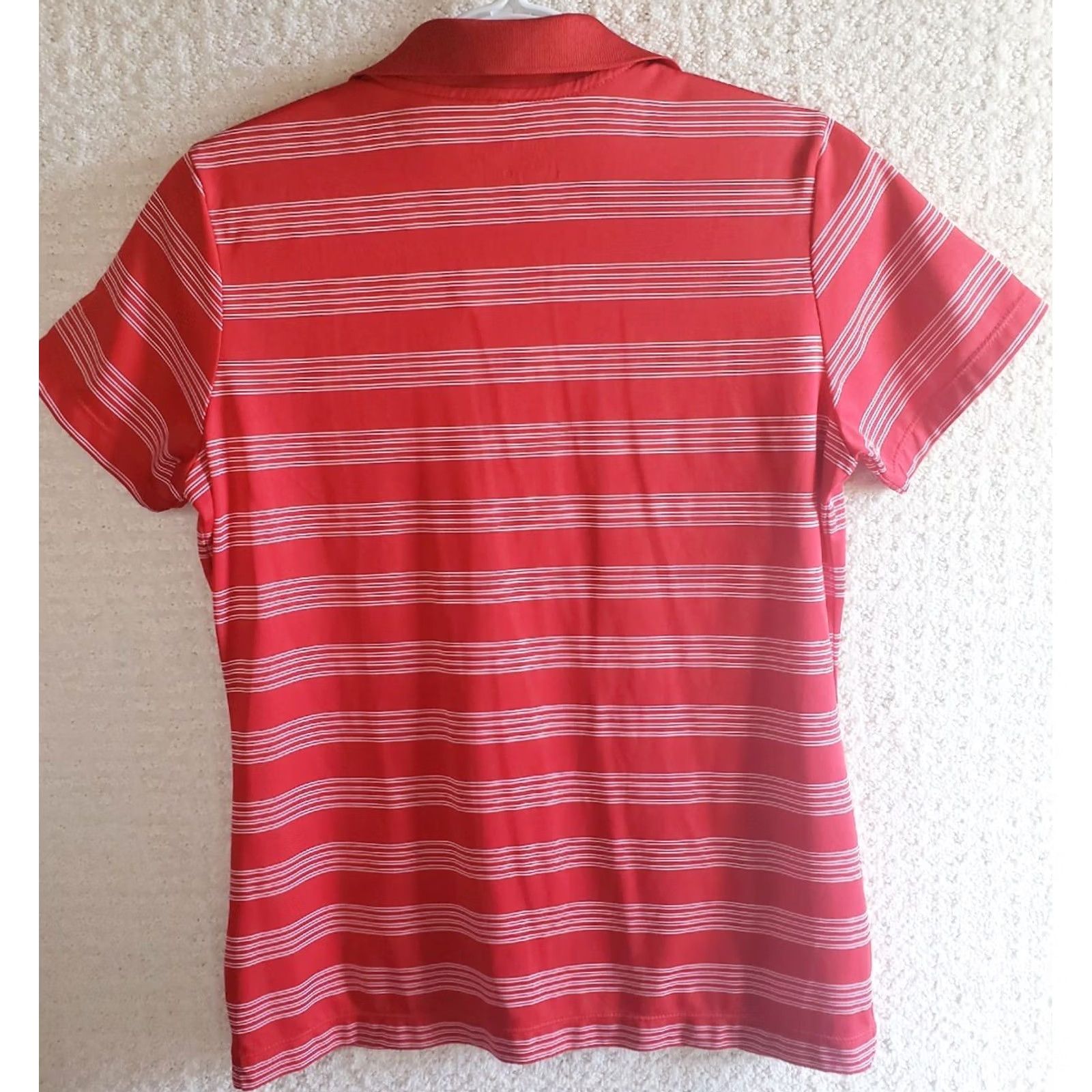 Nike Nike Shirt Womens M Red Golf Tour Performance Georgia Bulldogs Women Striped Polo Size M / US 6-8 / IT 42-44 - 6 Thumbnail
