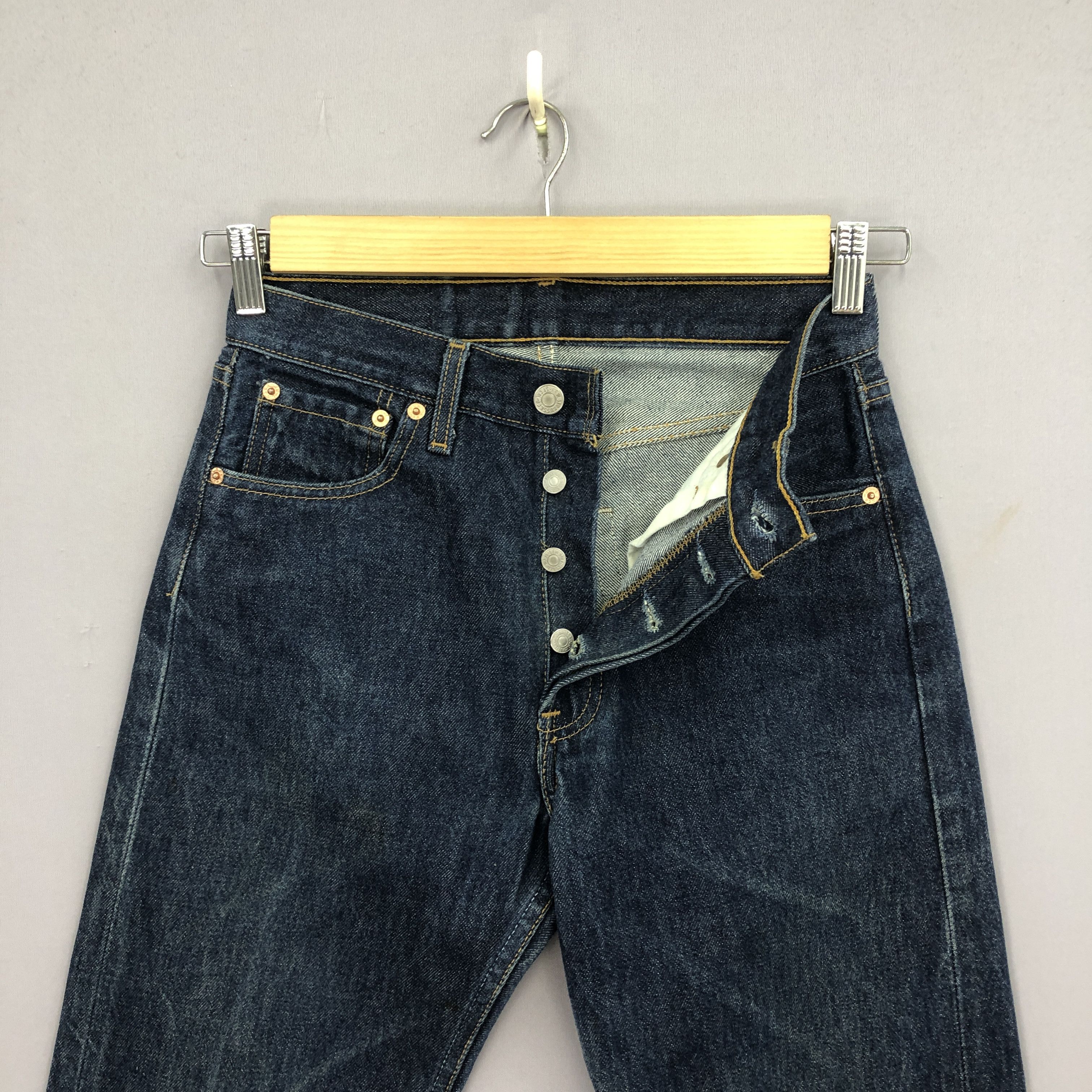 Levi's Vintage 90s Levis 501 Jeans Levi's Indigo Denim - GF30267 Size 26" / US 2 / IT 38 - 5 Thumbnail