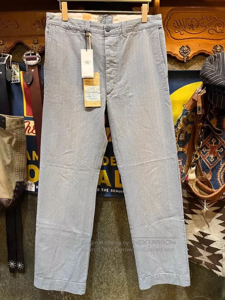 RRL Ralph Lauren RRL Ralph Lauren Striped casual pants Size US 32 / EU 48 - 1 Thumbnail