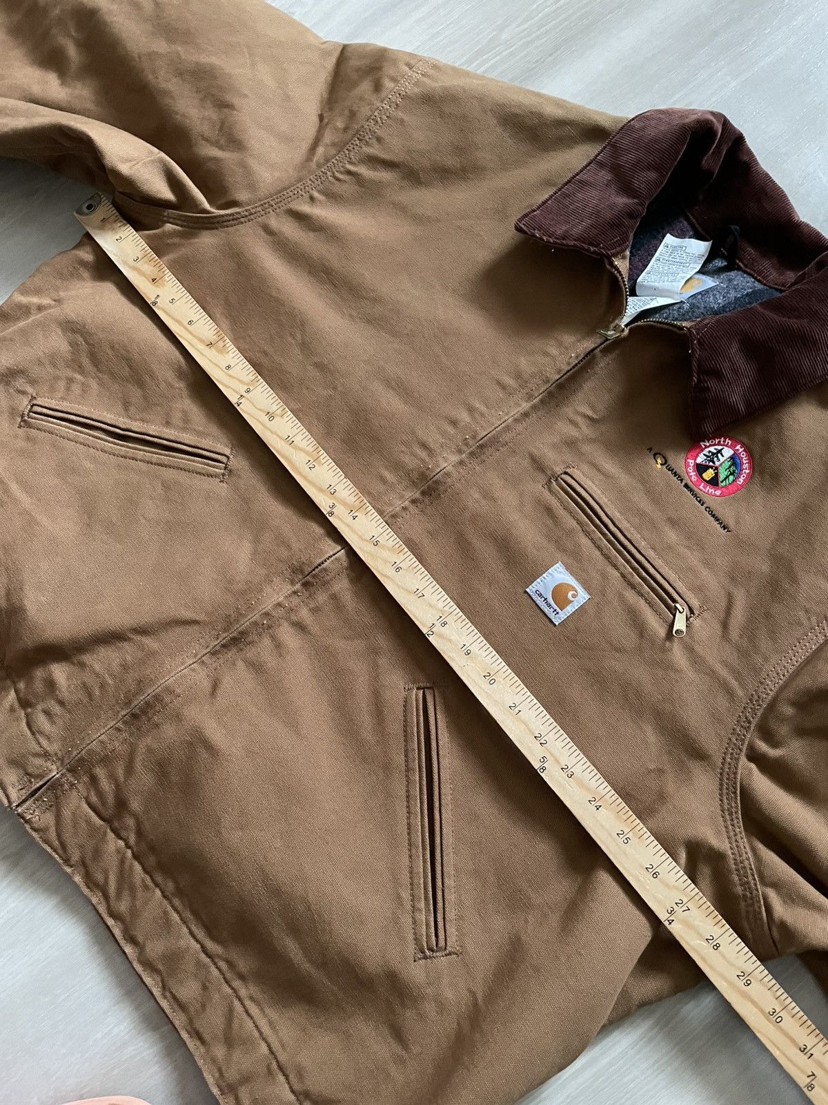 Carhartt VTG Y2K Carhartt J01 Brown Detroit Blanket Lined Sz 52USA Size US XXL / EU 58 / 5 - 10 Thumbnail