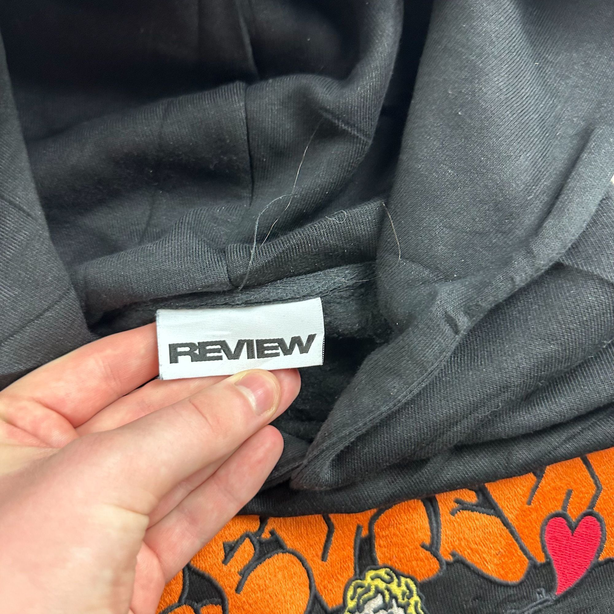 Review REVIEW "Angel" Big Center Logo Sweatshirt Black Size M Size US M / EU 48-50 / 2 - 2 Thumbnail