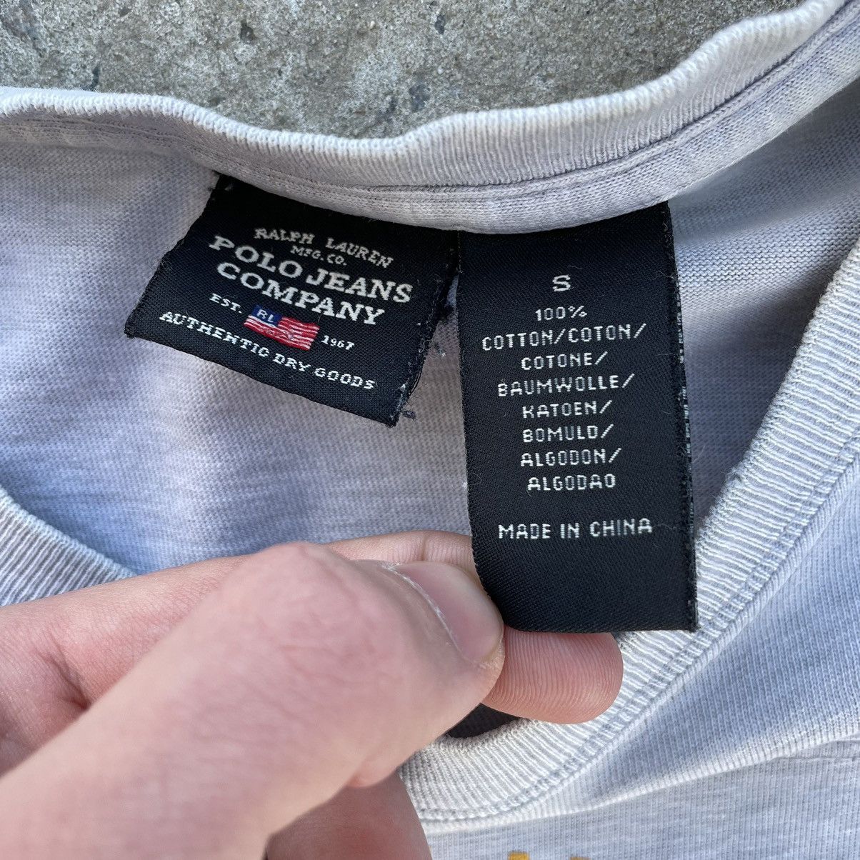 Polo Ralph Lauren Vintage T-shirts Polo Jeans Company Ralp Lauren Y2K 90s USA Size US S / EU 44-46 / 1 - 8 Thumbnail