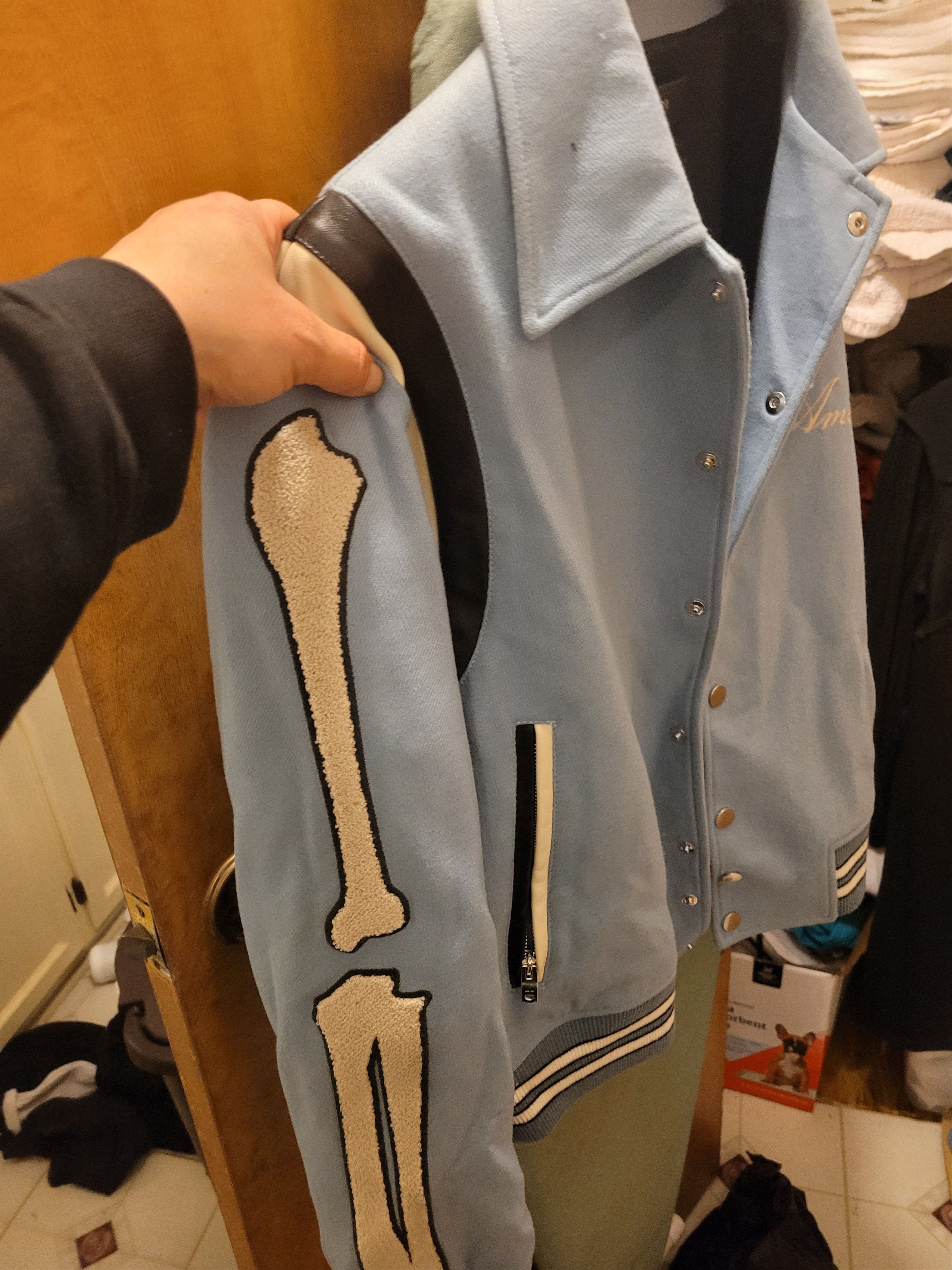 Amiri amiri bones varsity jacket Size US S / EU 44-46 / 1 - 2 Thumbnail