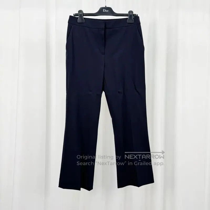 Max Mara MaxMara Spring Autumn Casual Pants in Navy Blue . Size 39" - 2 Thumbnail