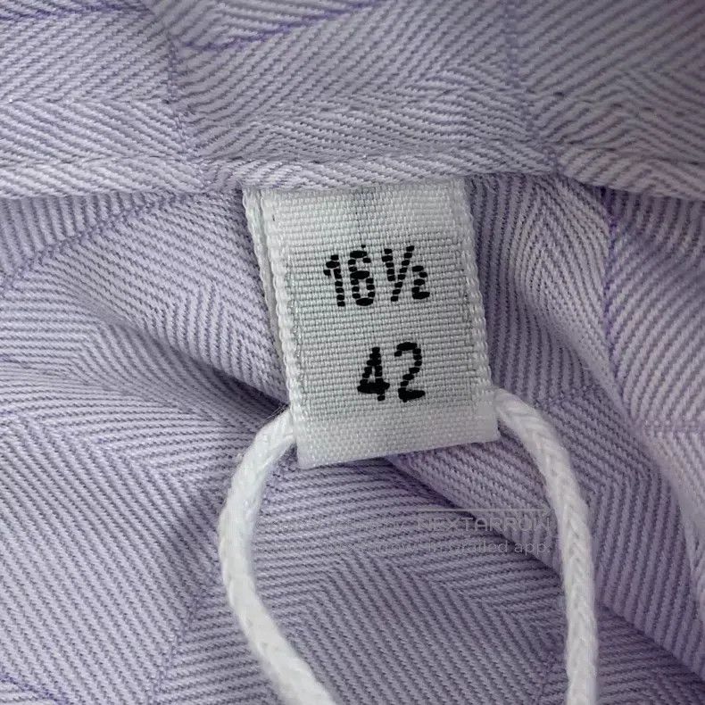 Hermes Hermes Light purple check cotton long sleeve shirt Size M / US 6-8 / IT 42-44 - 6 Thumbnail