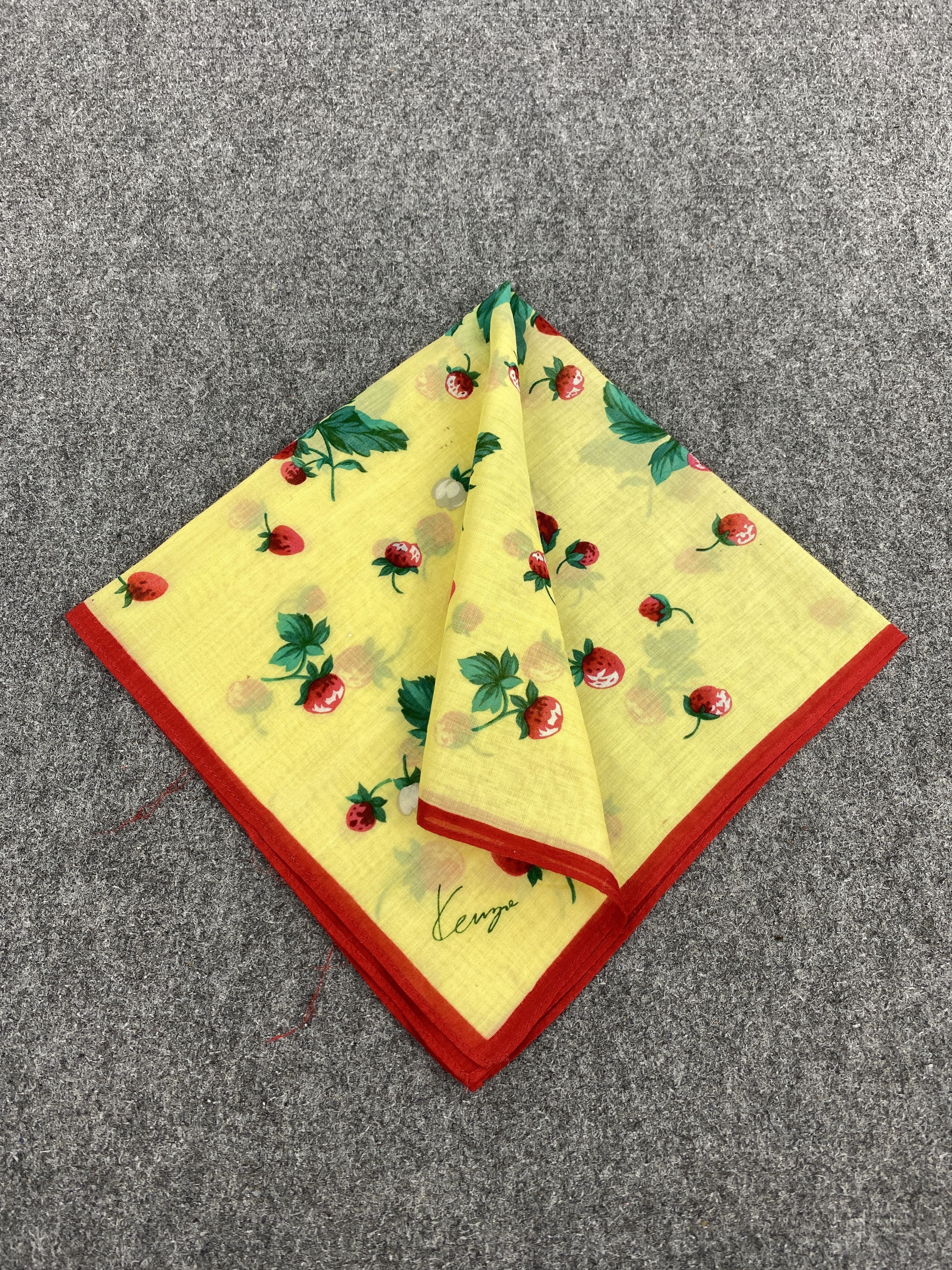 Kenzo Vintage Kenzo Handkerchief / Neckerchief KT0294 Size ONE SIZE - 3 Thumbnail