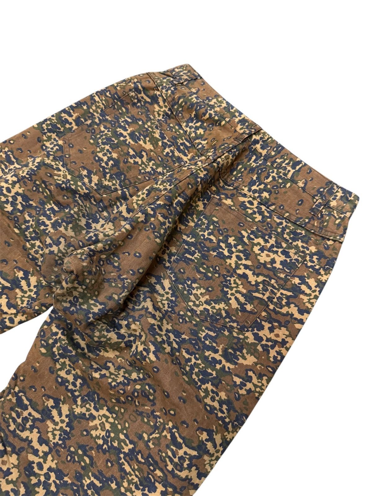 A.P.C. × Japanese Brand Vintage 00’s APC Camo Brushed Cotton Trousers Pants Size US 26 / EU 42 - 5 Thumbnail