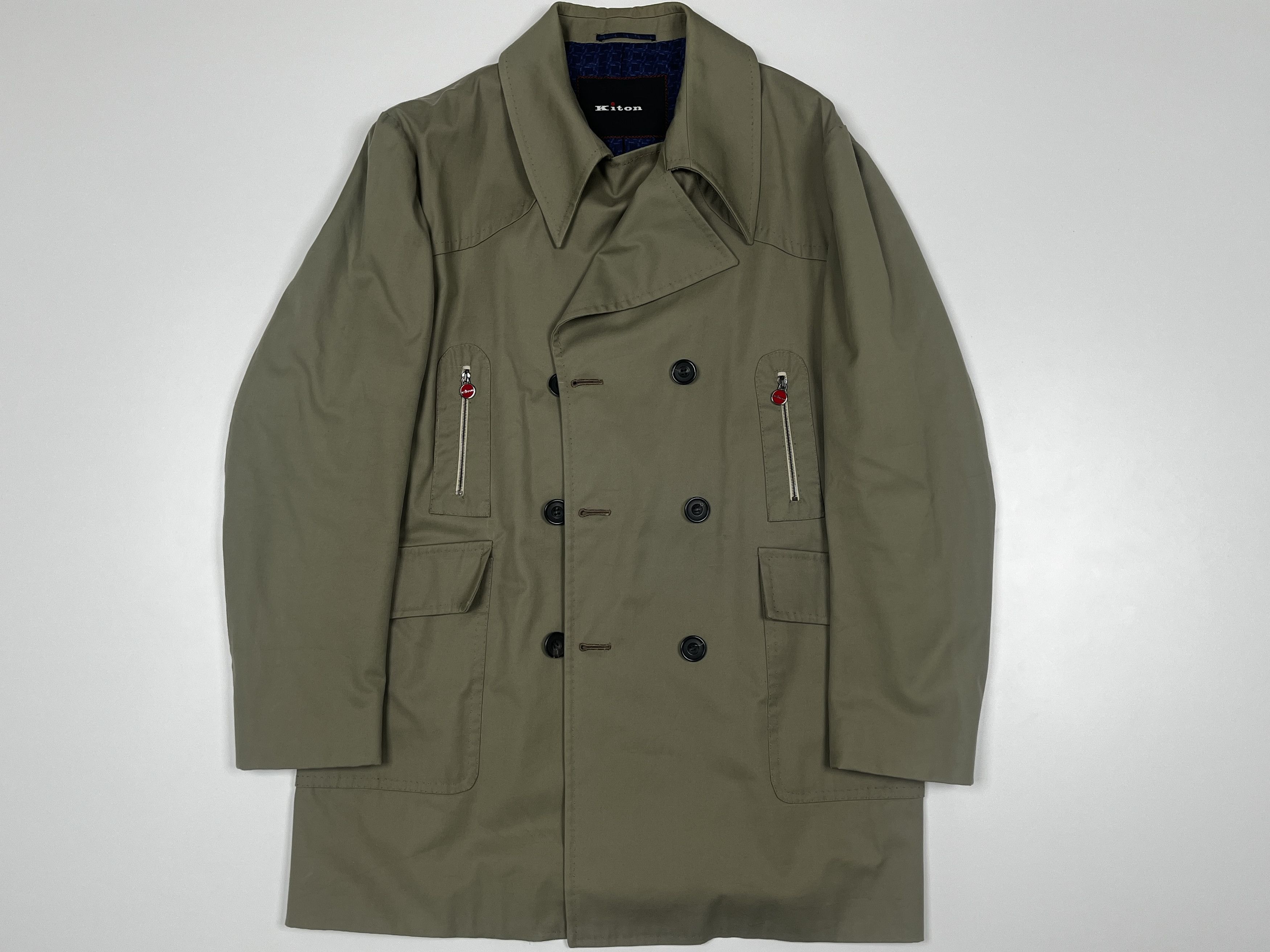 Kiton Kiton Trench Coat / Size 50 / Near New Condition Size US L / EU 52-54 / 3 - 1 Thumbnail