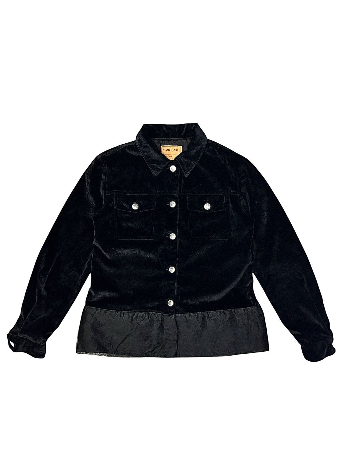 Helmut Lang F/W 97 Velvet Trucker Jacket Size M / US 6-8 / IT 42-44 - 1 Thumbnail