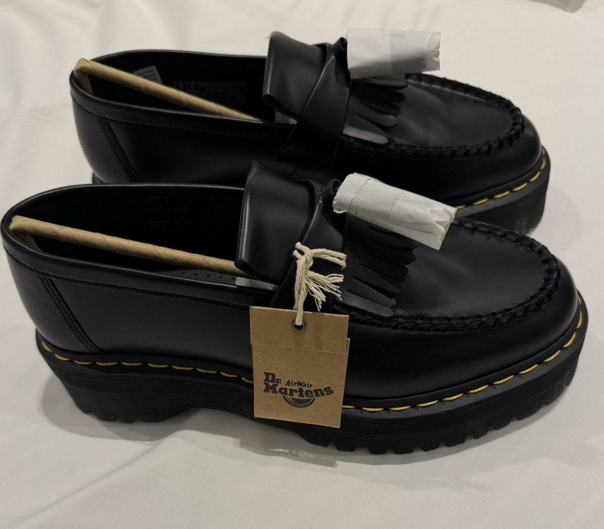 Dr. Martens Adrian quad loafers in black smooth leather Size US 9 / EU 42 - 4 Thumbnail