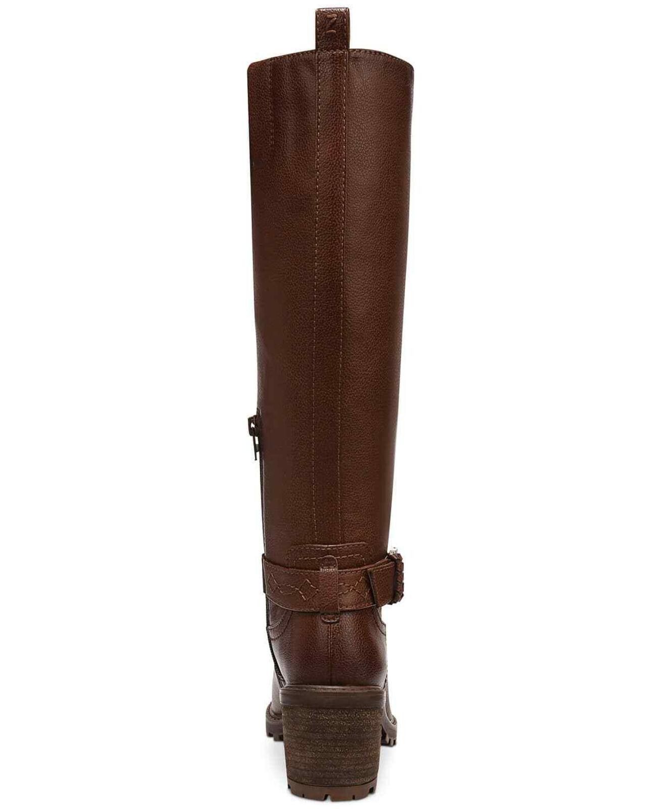 Other Zodiac Women's Georgia Block-Heel Lug-Riding Boots Size US 8 / IT 38 - 3 Thumbnail
