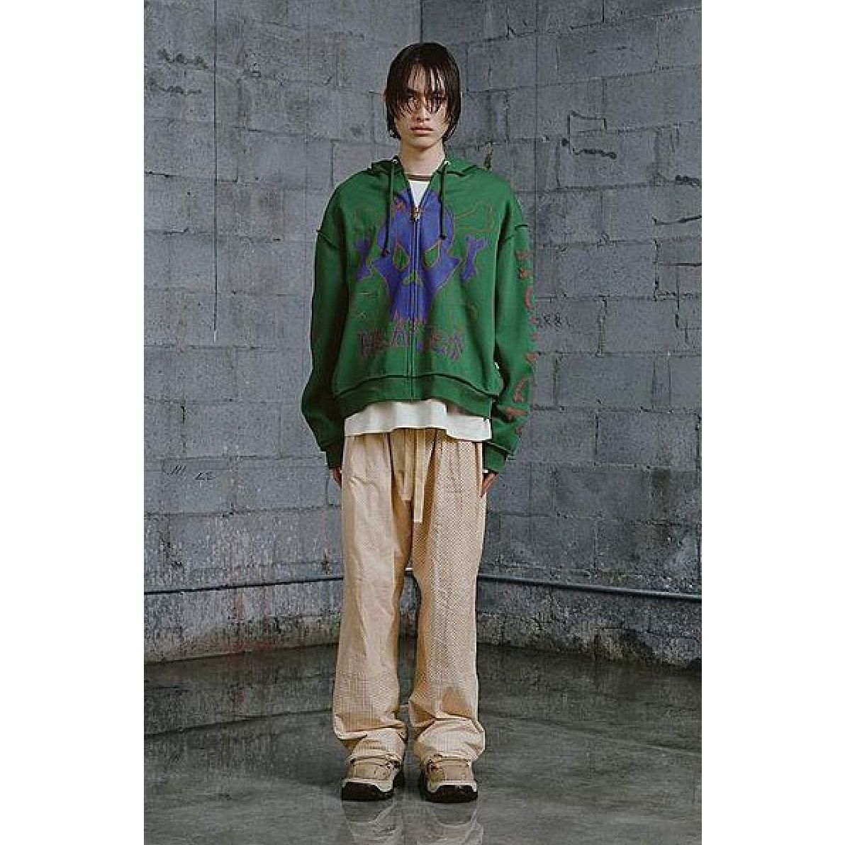 Heaven by Marc Jacobs Dark Green Heaven Marc Jacobs Skull Zip Up