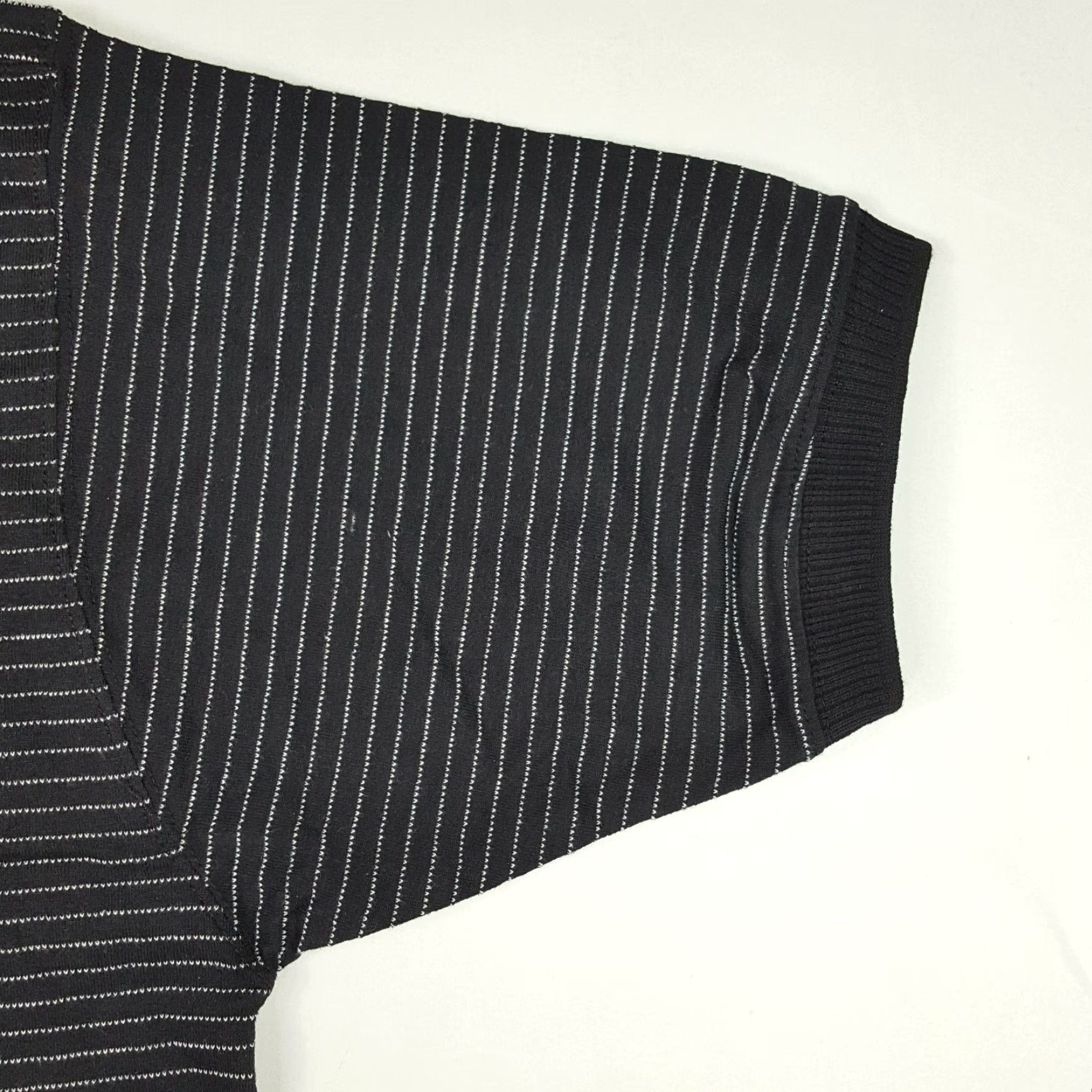 Vintage VINTAGE Equus Golf Onyx Striped Mens Size XL Black Short Sleeve Casual Sports Polo Shirt Size US XL / EU 56 / 4 - 3 Thumbnail