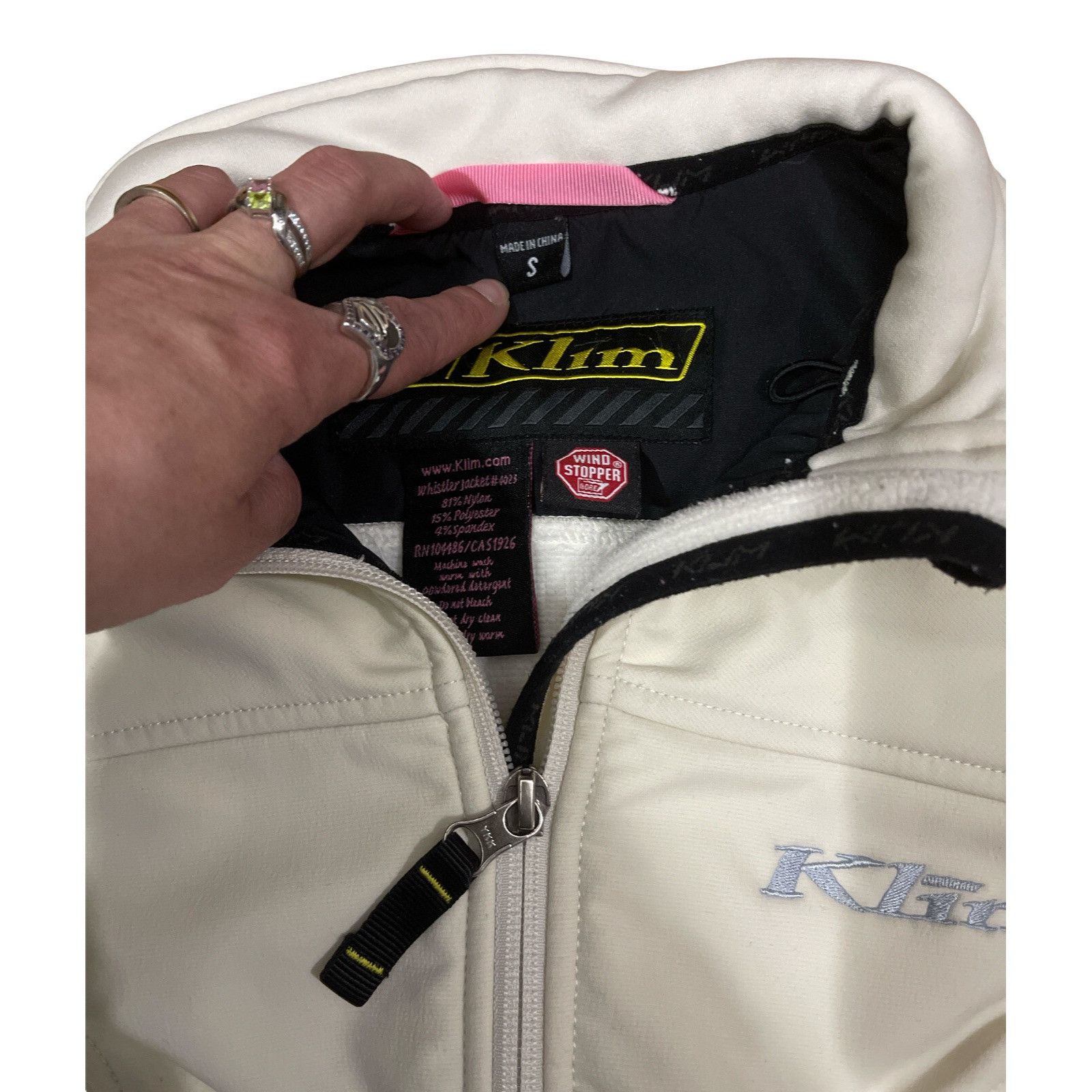 Other KLIM jacket WOMENS small cream color Windstopper Size S / US 4 / IT 40 - 3 Thumbnail
