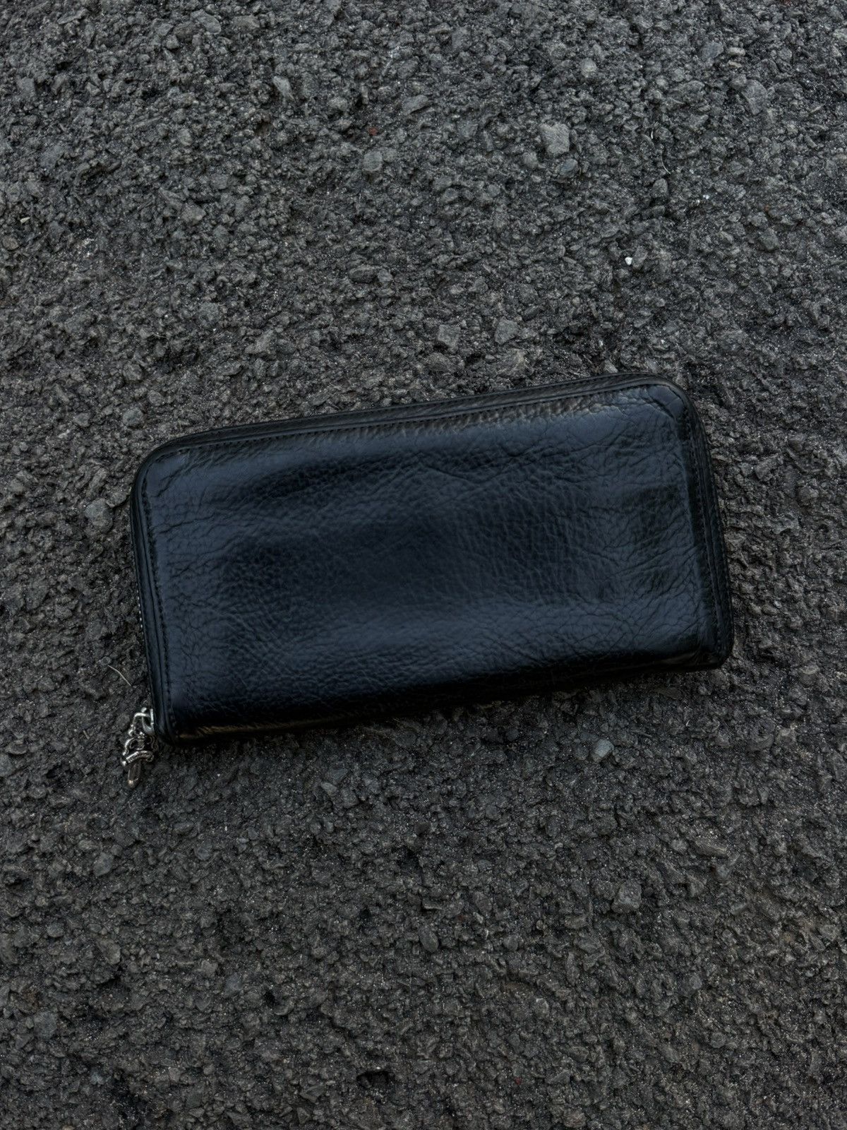 Chrome Hearts Chrome Hearts Cemetery Leather Patch Long Wallet Size ONE SIZE - 9 Thumbnail