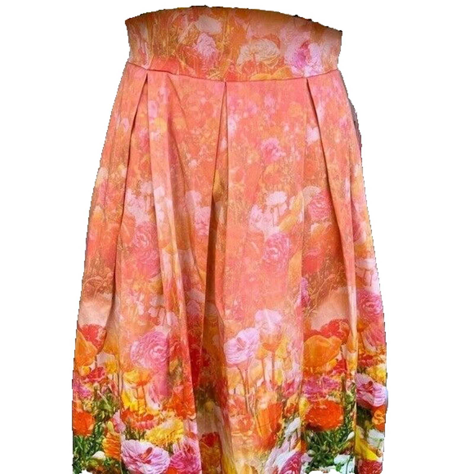 Asos Asos cotton women dress Multicolor MIDI size 4 A000261 Size S / US 4 / IT 40 - 3 Thumbnail