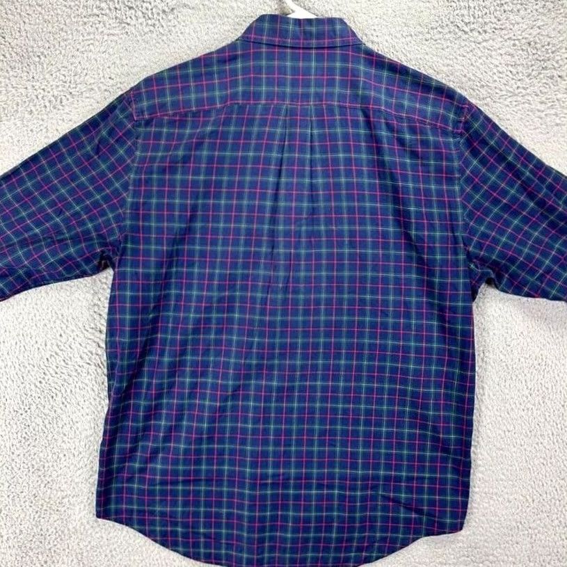 Vineyard Vines Vineyard Vines Murray Button Down Shirt Mens Medium Blue Plaid Classic Fit Knit Cotton Pocket Ocean Size US M / EU 48-50 / 2 - 3 Thumbnail