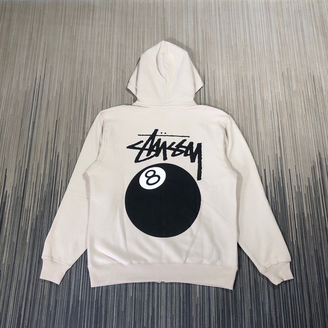 Streetwear × Stussy Stussy 8-Ball Zip Hoodie | Grailed