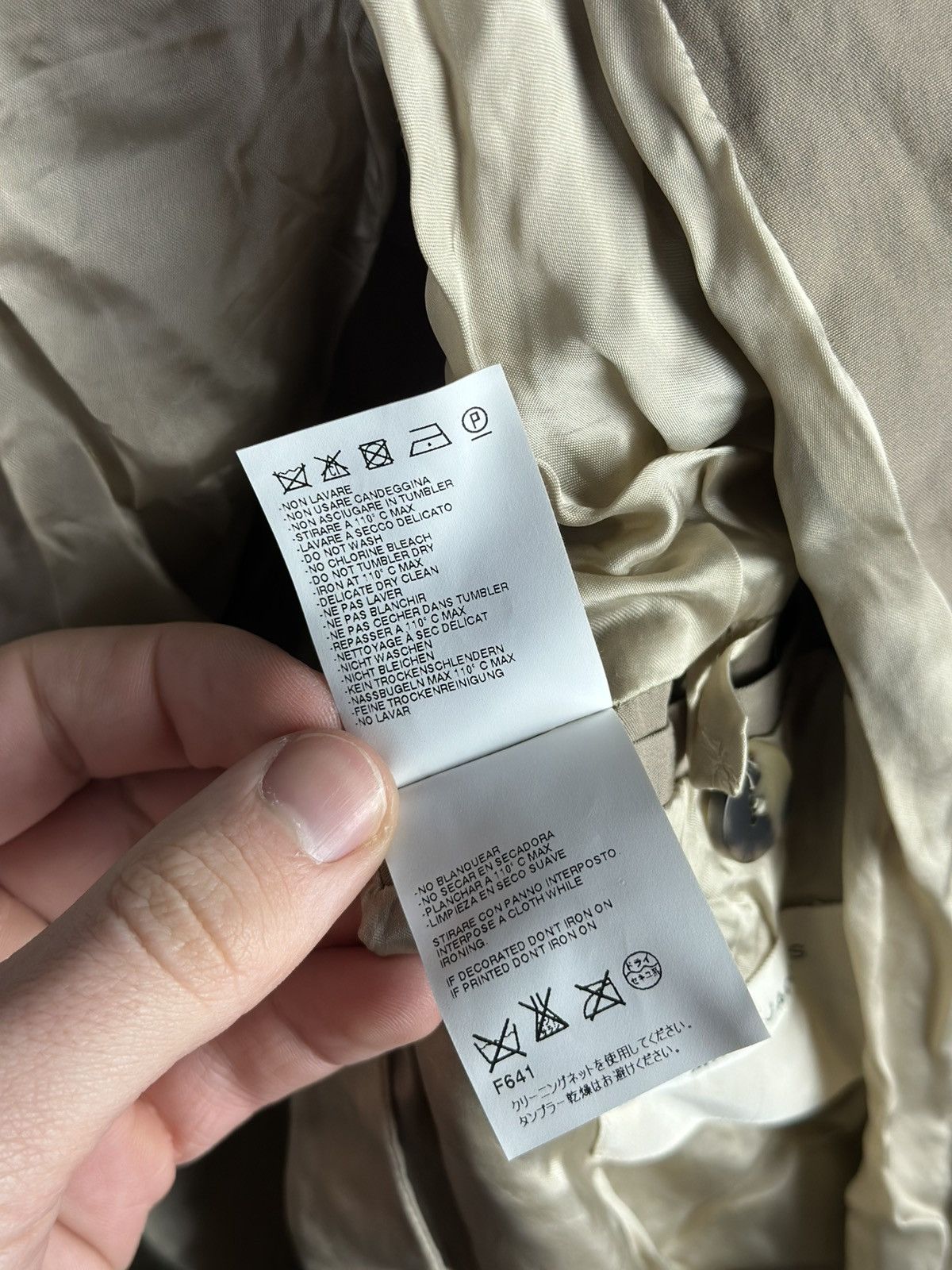 Marc Jacobs × Vintage MARC JACOBS Double-Breasted Belted Cotton Trench Coat Size XL / US 12-14 / IT 48-50 - 15 Thumbnail