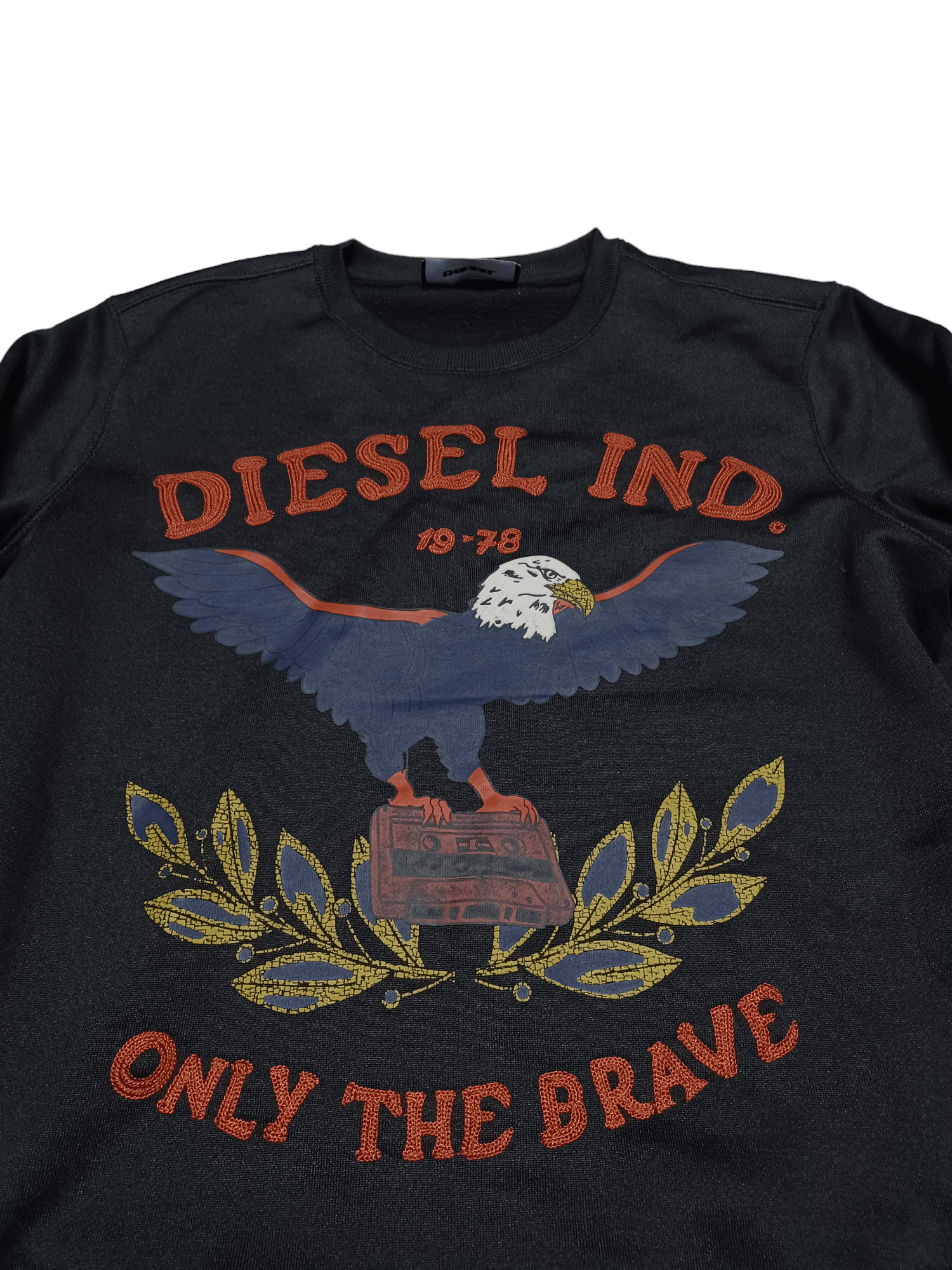 Diesel DIESEL EAGLE EMBROIDERED LOGO DESIGNER SWEATSHIRT Size US M / EU 48-50 / 2 - 3 Thumbnail
