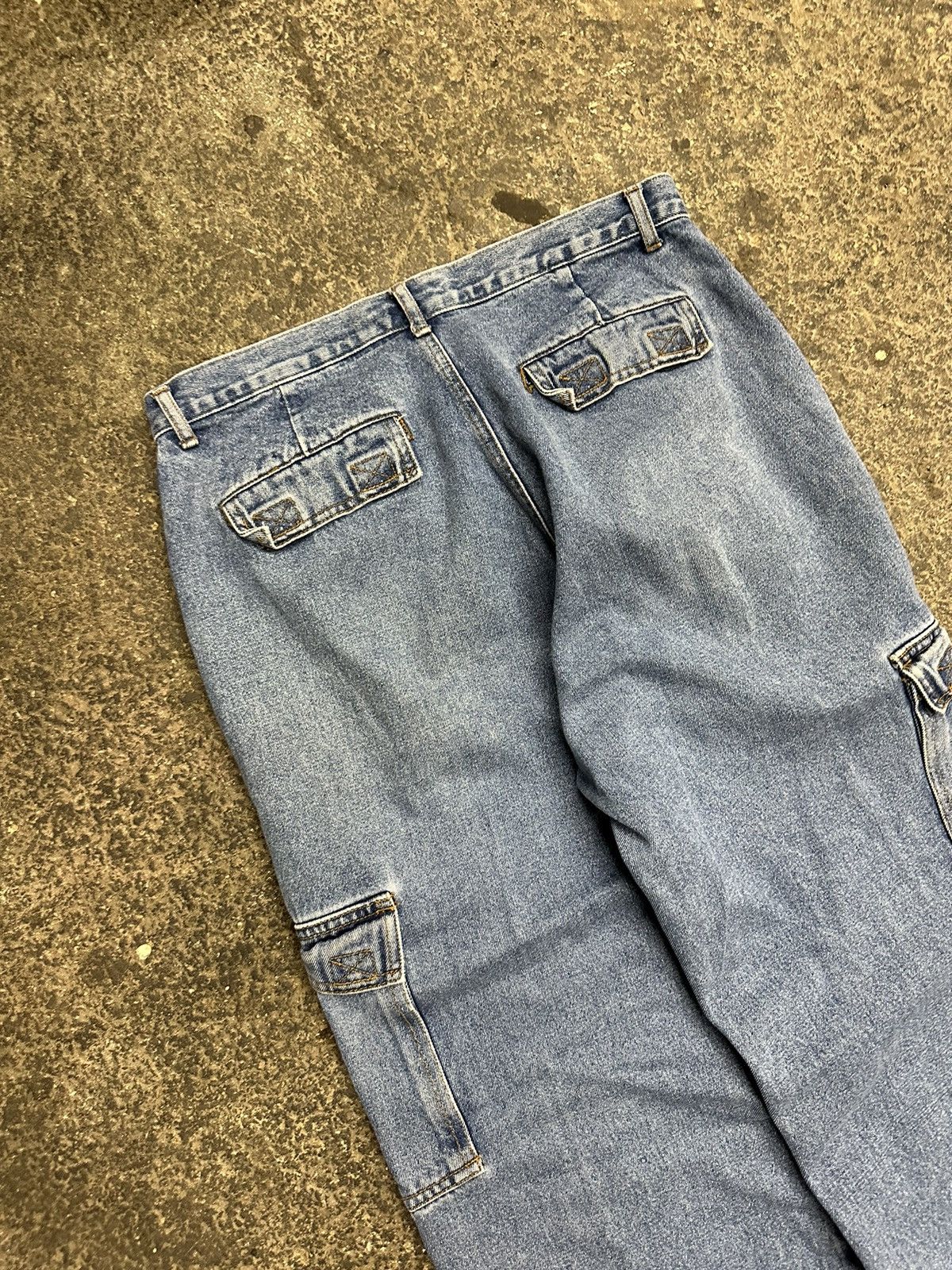 Designer Y2K cargo baggy jeans Size US 34 / EU 50 - 12 Thumbnail