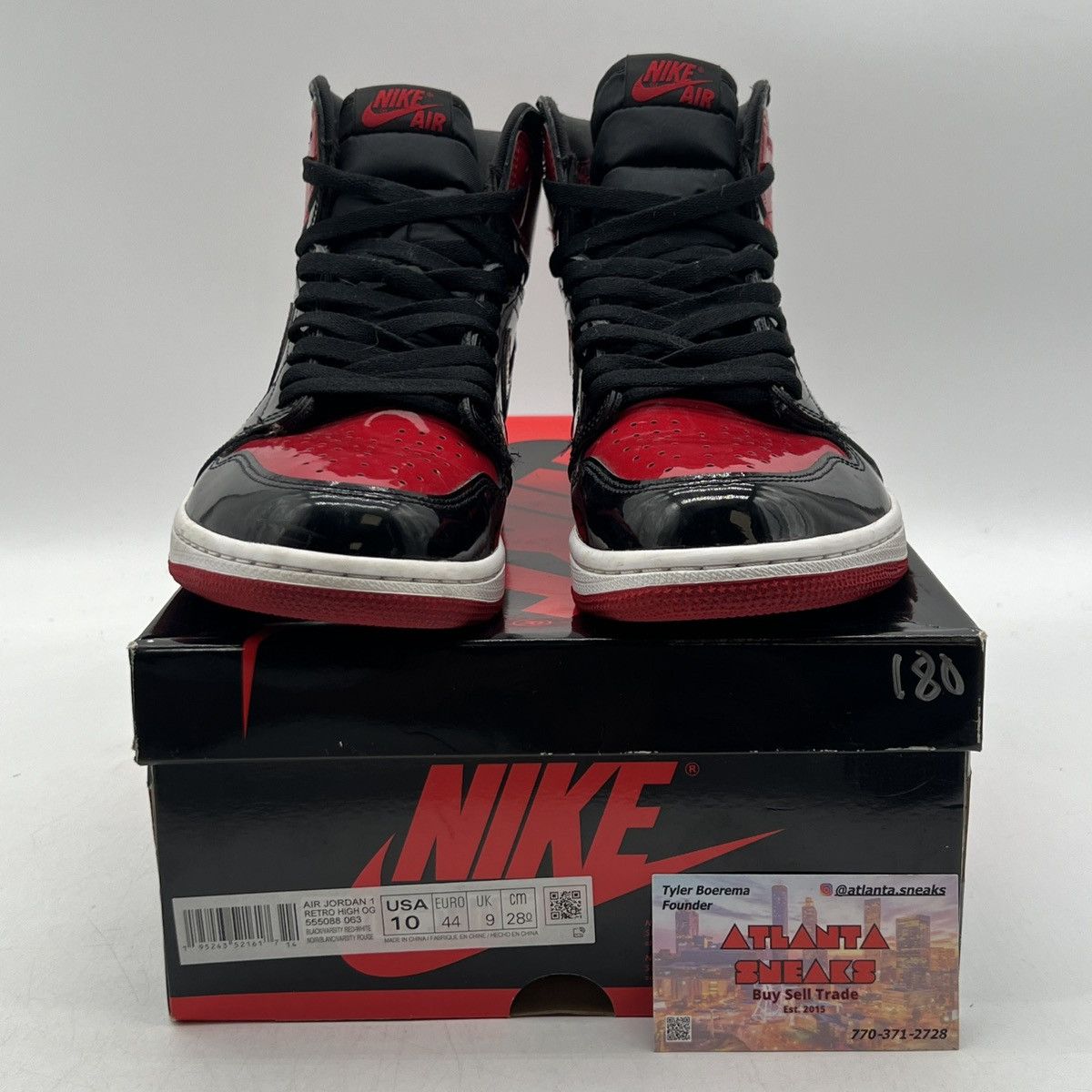 Nike Air Jordan 1 high bred Size US 10 / EU 43 - 2 Thumbnail