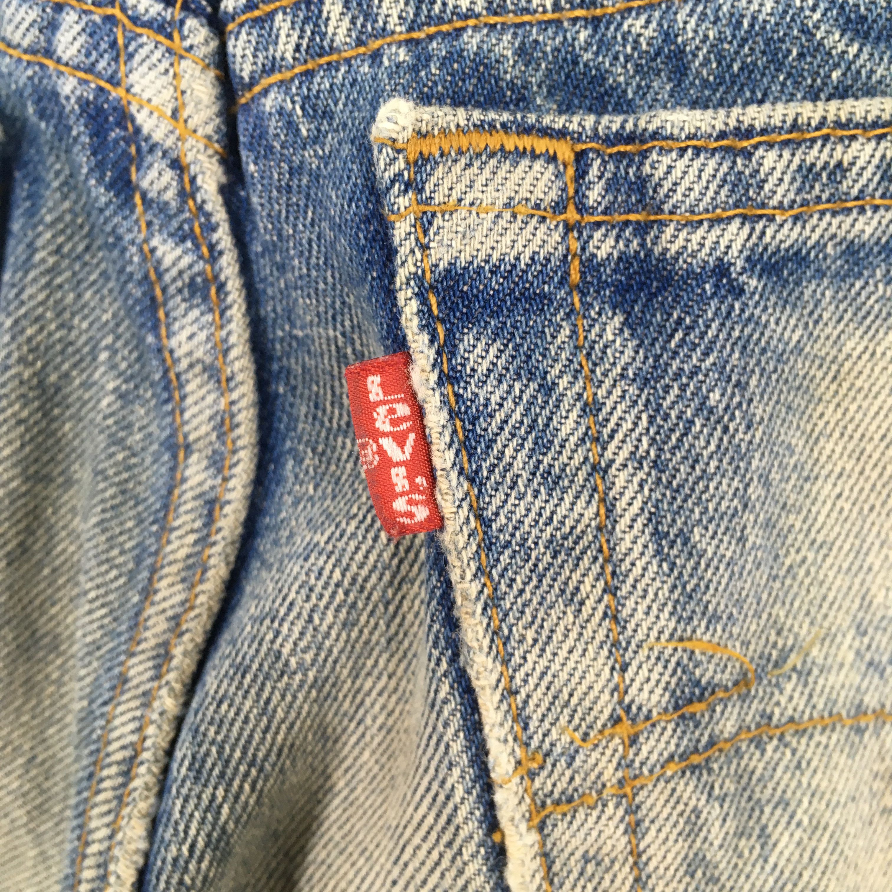 Levi's Size 28x27.5 Vintage 90s Levi's 501 Faded Blue Jeans S1419 Size US 28 / EU 44 - 12 Thumbnail