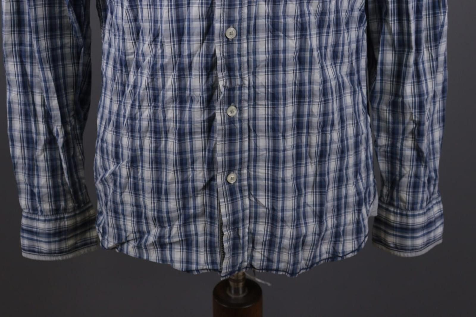 Napapijri Napapijri Geographic Blue Check Button Down Shirt Size L Size US L / EU 52-54 / 3 - 5 Thumbnail
