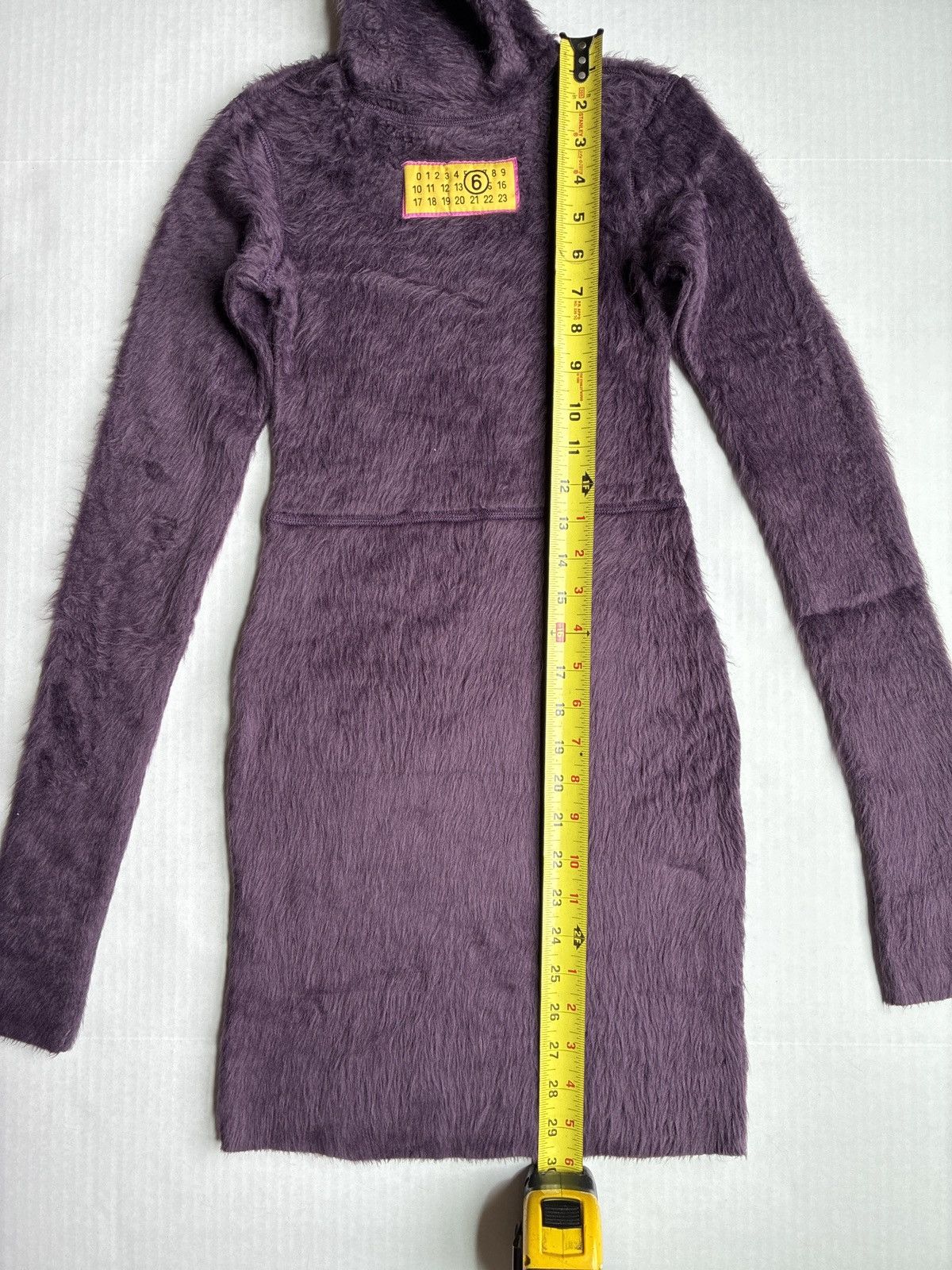 Maison Margiela MM6 Maison Margiela Midi Drees Day Dress Dark Purple XS Size XS / US 0-2 / IT 36-38 - 12 Thumbnail