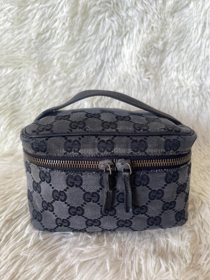 Gucci Gucci GG Pattern Vanity Leather Canvas Bag Size ONE SIZE - 12 Thumbnail