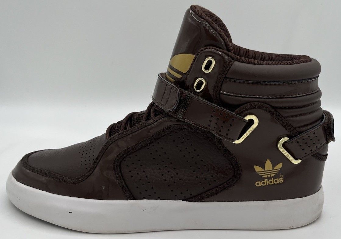 Adidas Adidas Adi-Rise Mid Men’s Size 8 Shoes Dark Brown Leather Size US 8 / EU 41 - 7 Thumbnail