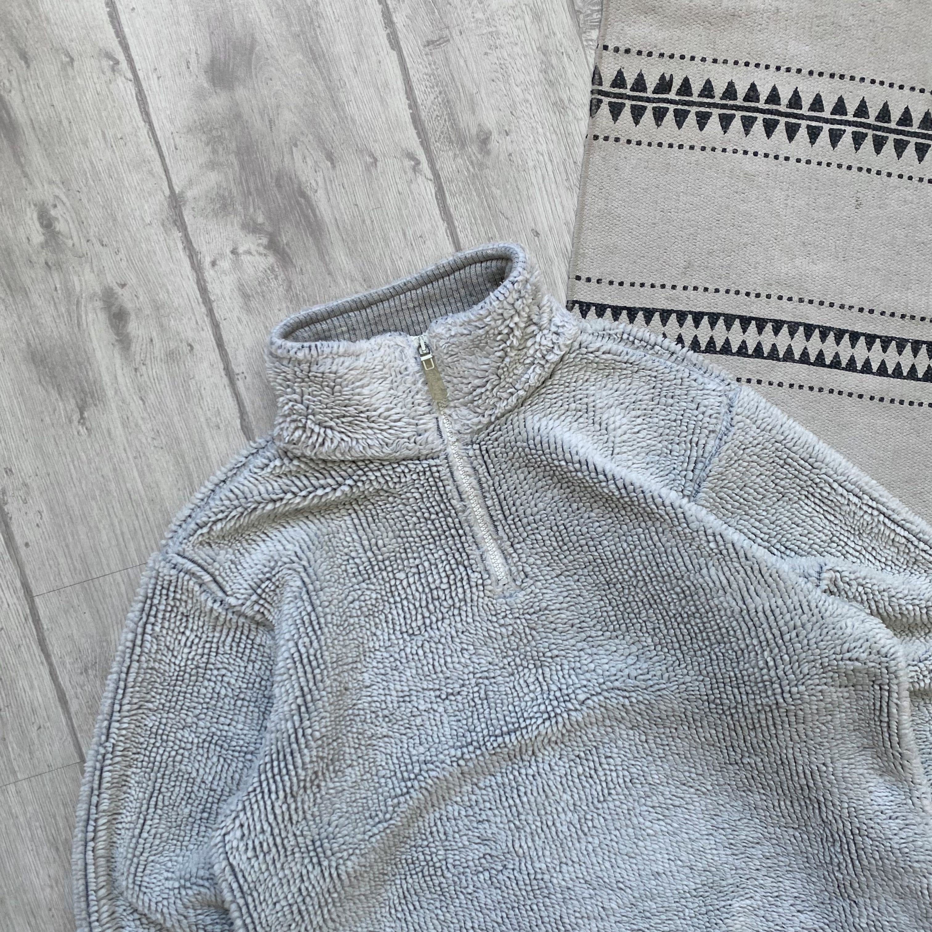 Quiksilver Vintage 80-90s Quiksilver fleece zip sweater Teddy Synchilla Size US S / EU 44-46 / 1 - 3 Thumbnail