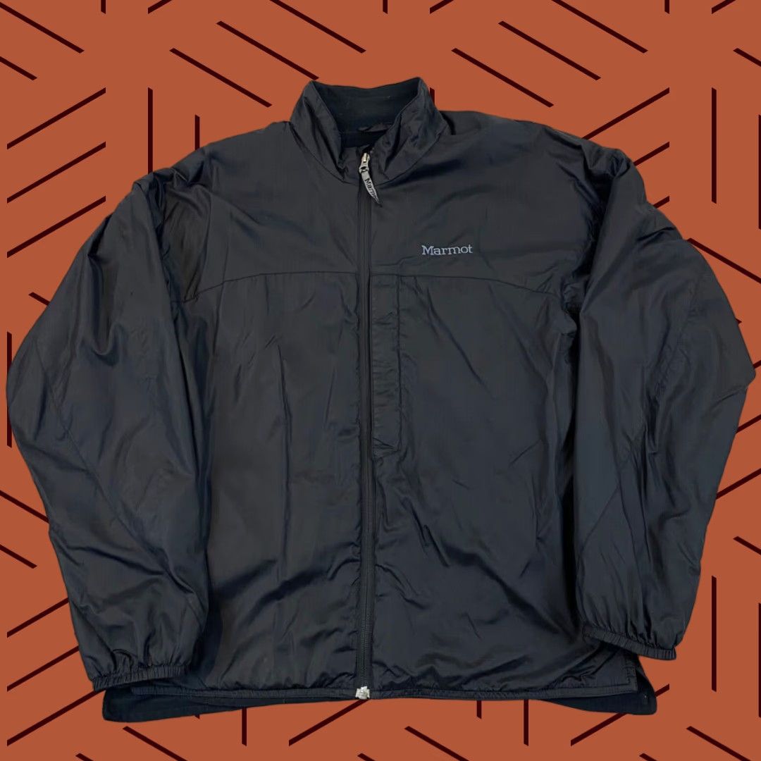 Marmot Marmot Jacket Mens L Black Full Zip Nylon Shell Hiking Trail Walk Outdoor Size US L / EU 52-54 / 3 - 1 Thumbnail
