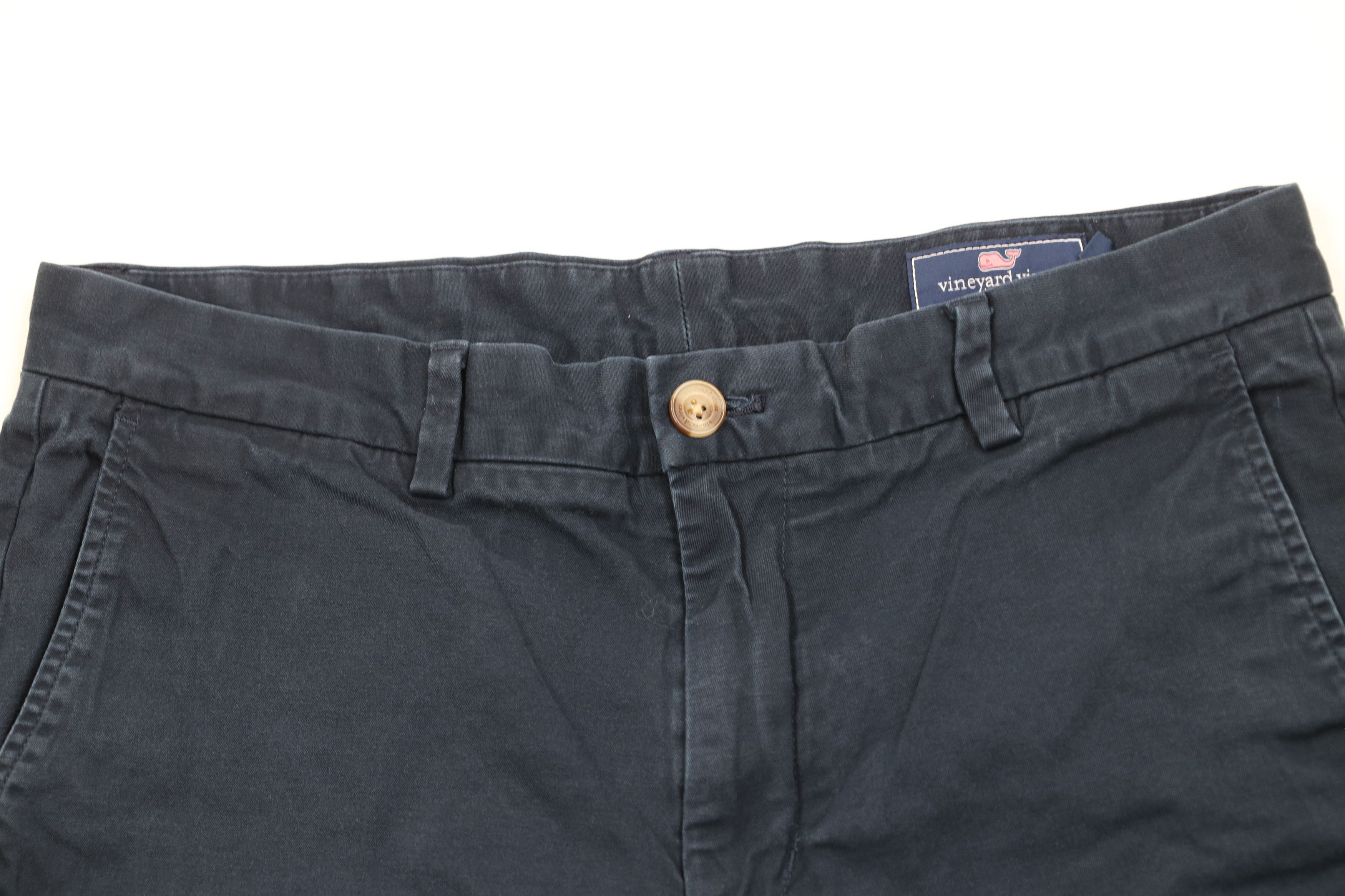 Vineyard Vines Vineyard Vines Knee Breaker Chino Shorts Navy Blue Stretch Size US 32 / EU 48 - 2 Thumbnail