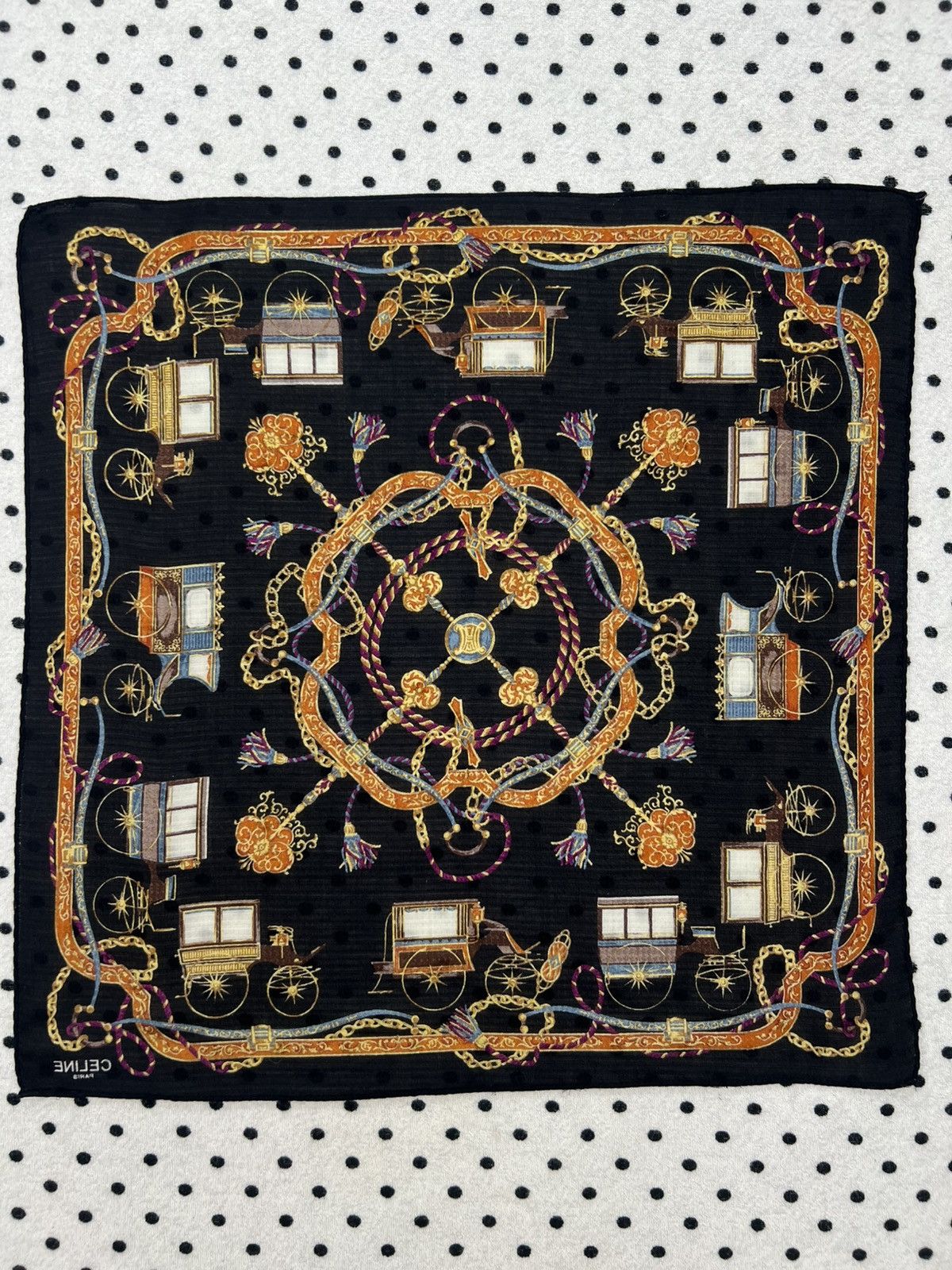 Celine Celine Handkerchief Size ONE SIZE - 2 Thumbnail