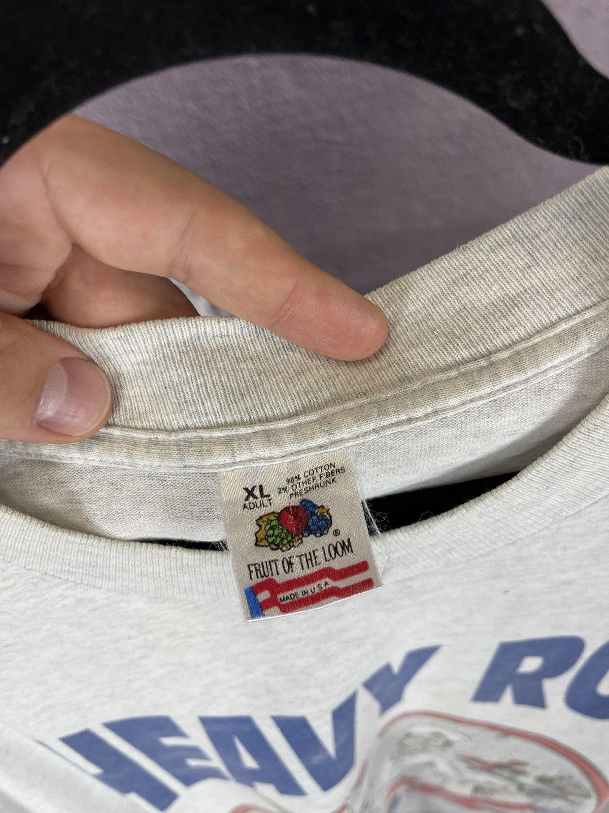 Fruit Of The Loom FOTL heavy roll liberty ship john w. brown made in USA tee Size US XL / EU 56 / 4 - 9 Thumbnail