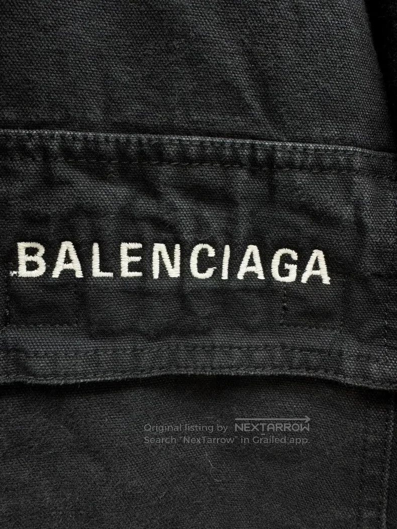 Balenciaga Balenciaga Denim Cotton Jacket Size US S / EU 44-46 / 1 - 2 Thumbnail