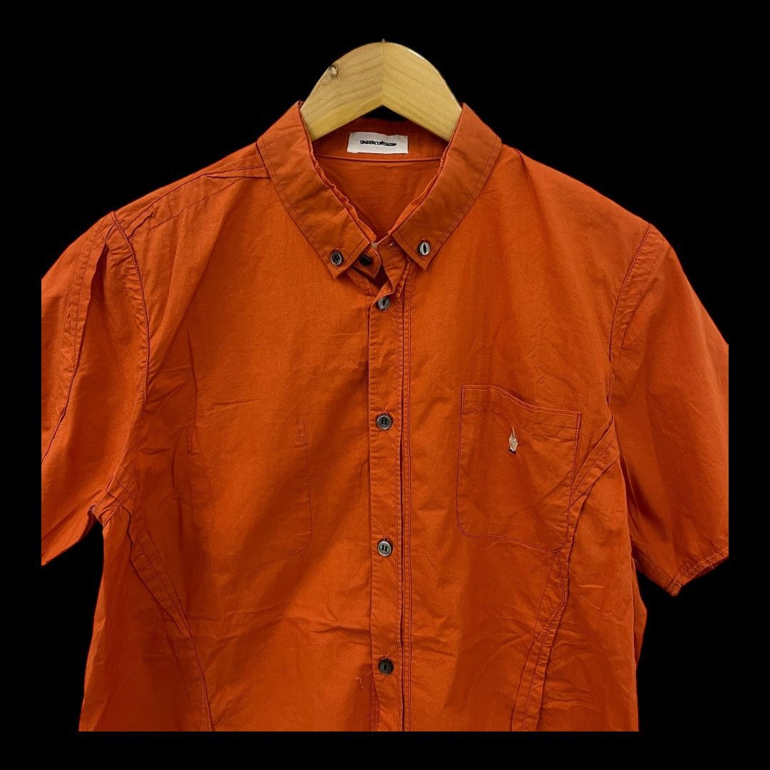 Designer UNDERCOVERISM “FUCK” POCKET JAPANESE BRAND SHIRT Size US L / EU 52-54 / 3 - 3 Thumbnail