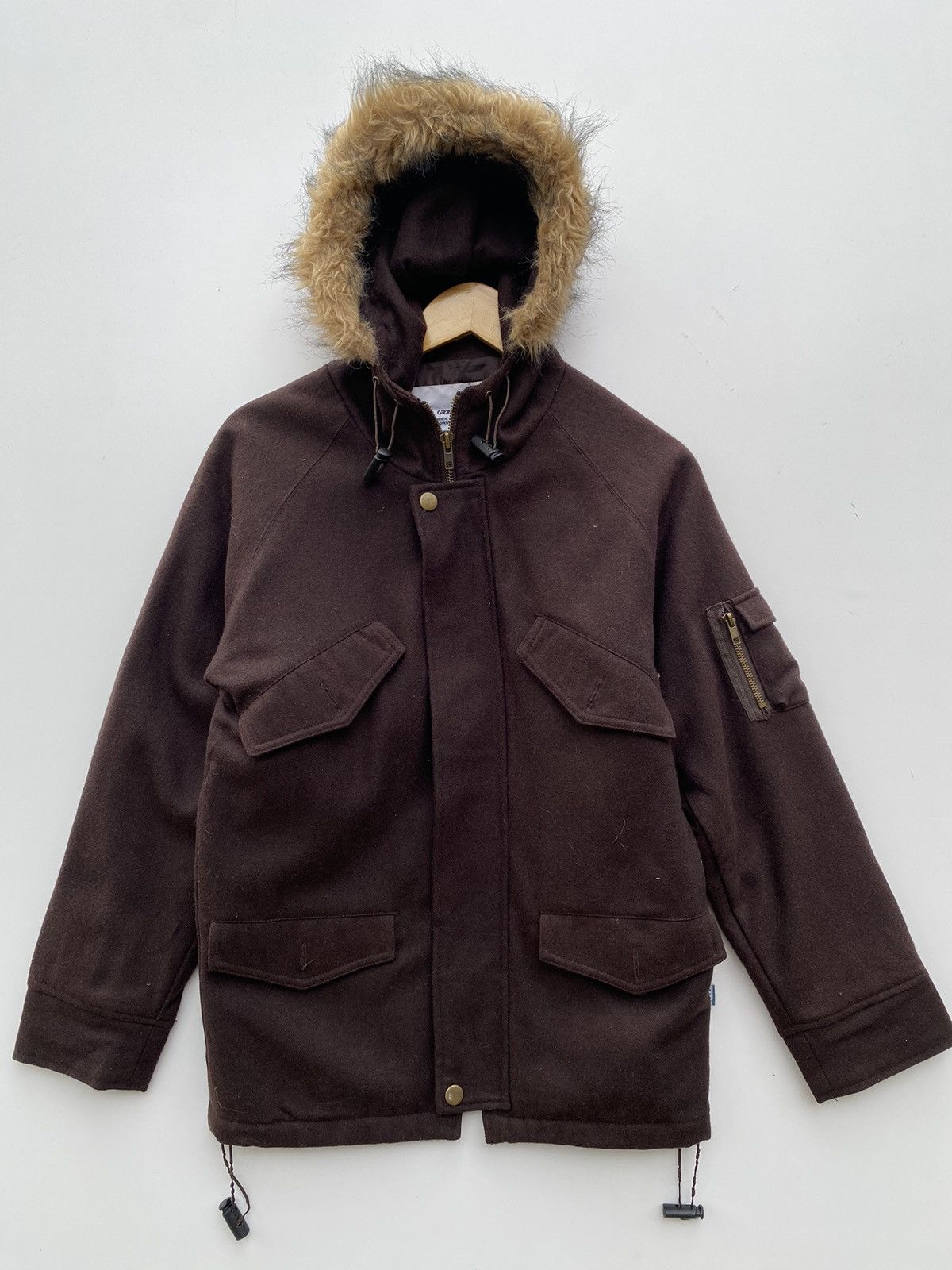 ✅️Vtg Wool Jacket Fur Winter