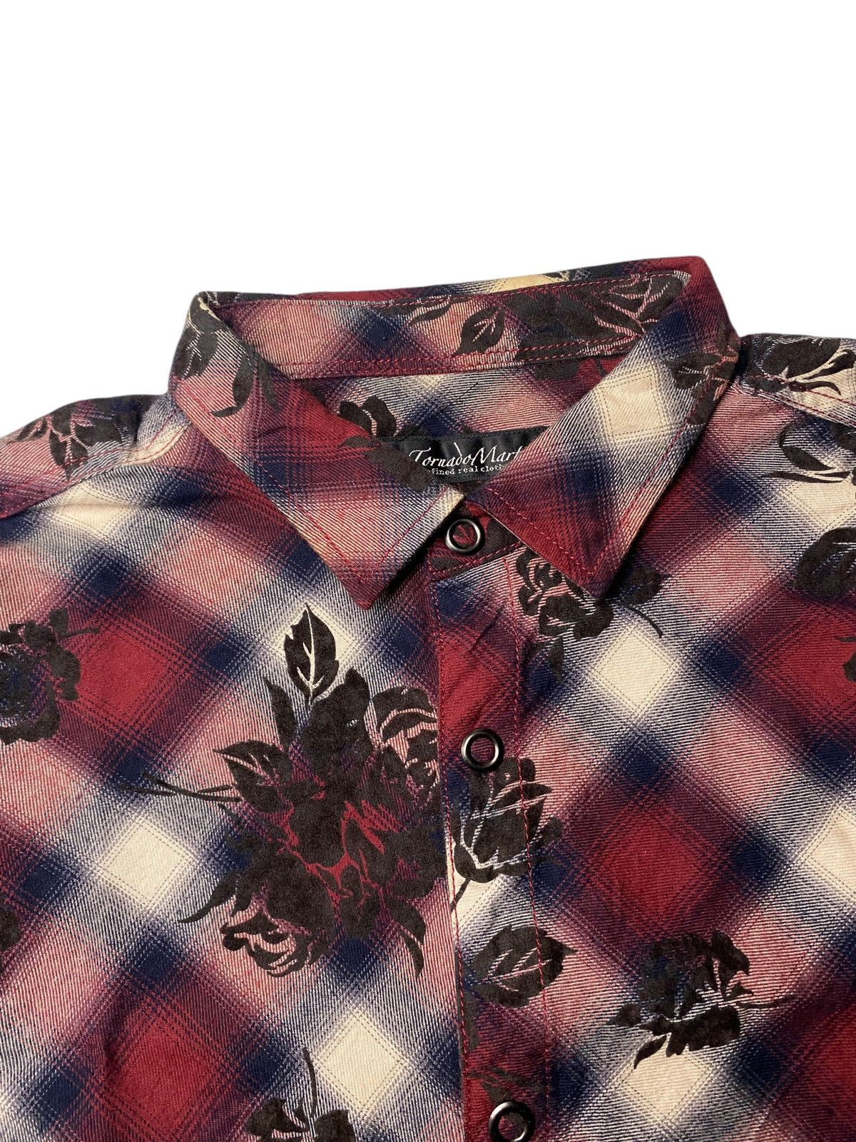 If Six Was Nine 2000's Tornado Mart Unfinished Floral Shirts Size US S / EU 44-46 / 1 - 2 Thumbnail