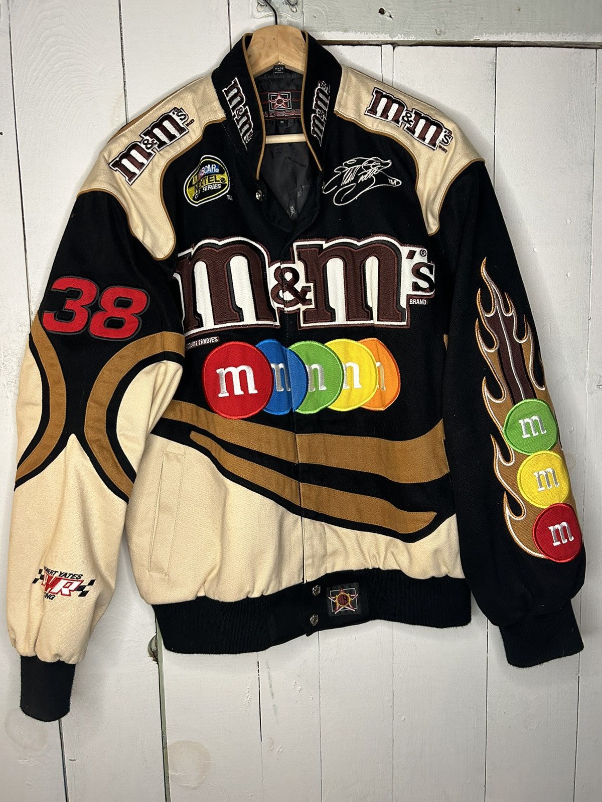 Vintage Nascar Tan MnM Madison Beer Jacket | Grailed