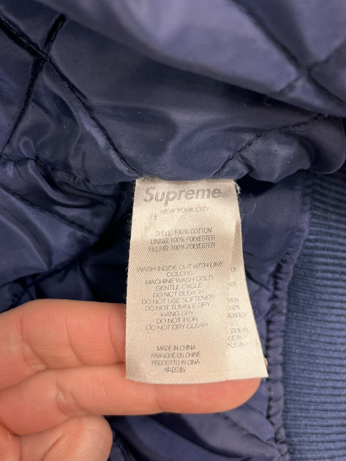 Supreme SUPREME LOGO OVERSIZED DENIM JACKET Size US XL / EU 56 / 4 - 8 Thumbnail