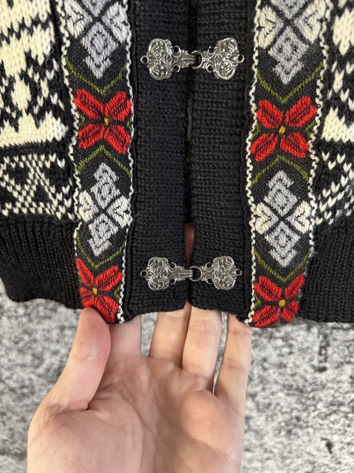 Dale Of Norway Women’s Dale Of Norway Wool Cardigan Knit Sweater Size 36 Size XS / US 0-2 / IT 36-38 - 6 Thumbnail
