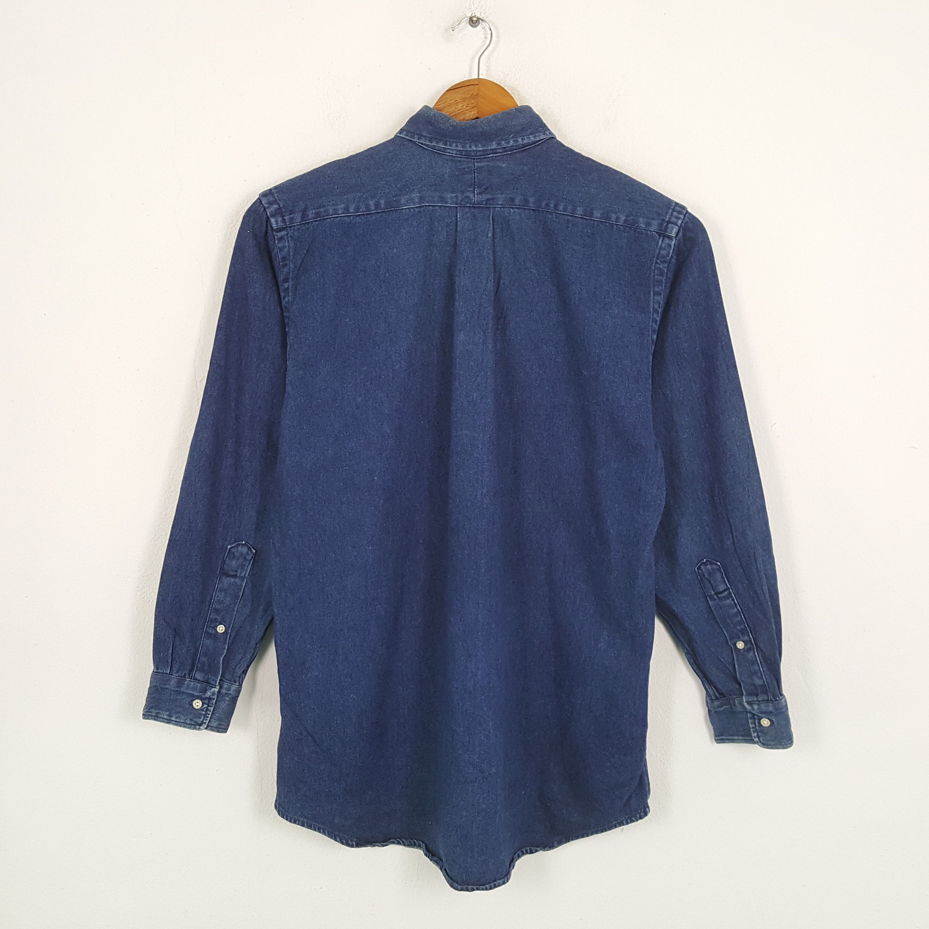 Polo Ralph Lauren × Vintage Vintage POLO by RALPH LAUREN Fashion Brand Denim Shirt Size US M / EU 48-50 / 2 - 3 Thumbnail