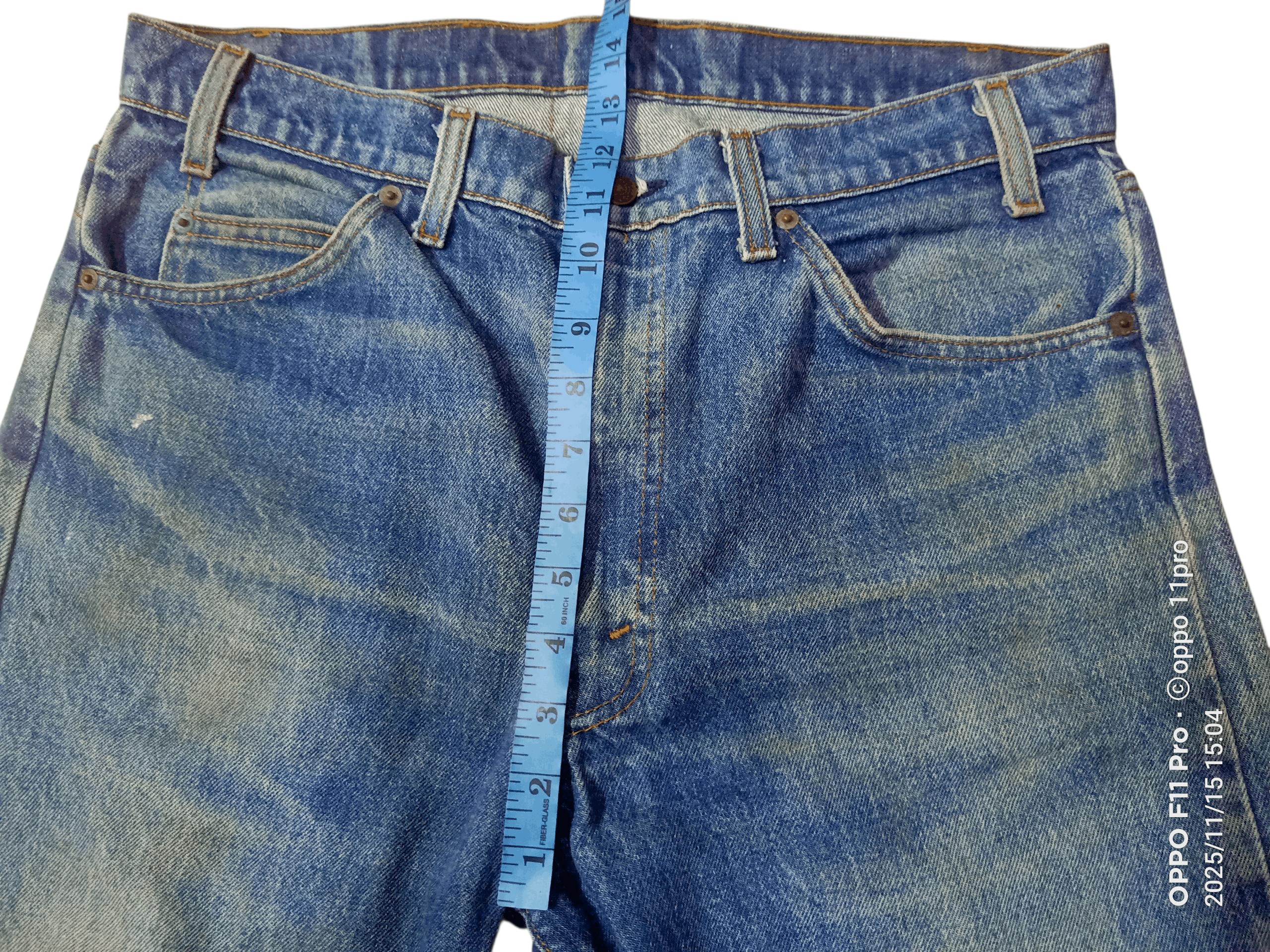 Levi's Vintage Clothing Vintage Levis 80s 505 Oren Tag Distressdenim 🌟 Size US 34 / EU 50 - 11 Thumbnail