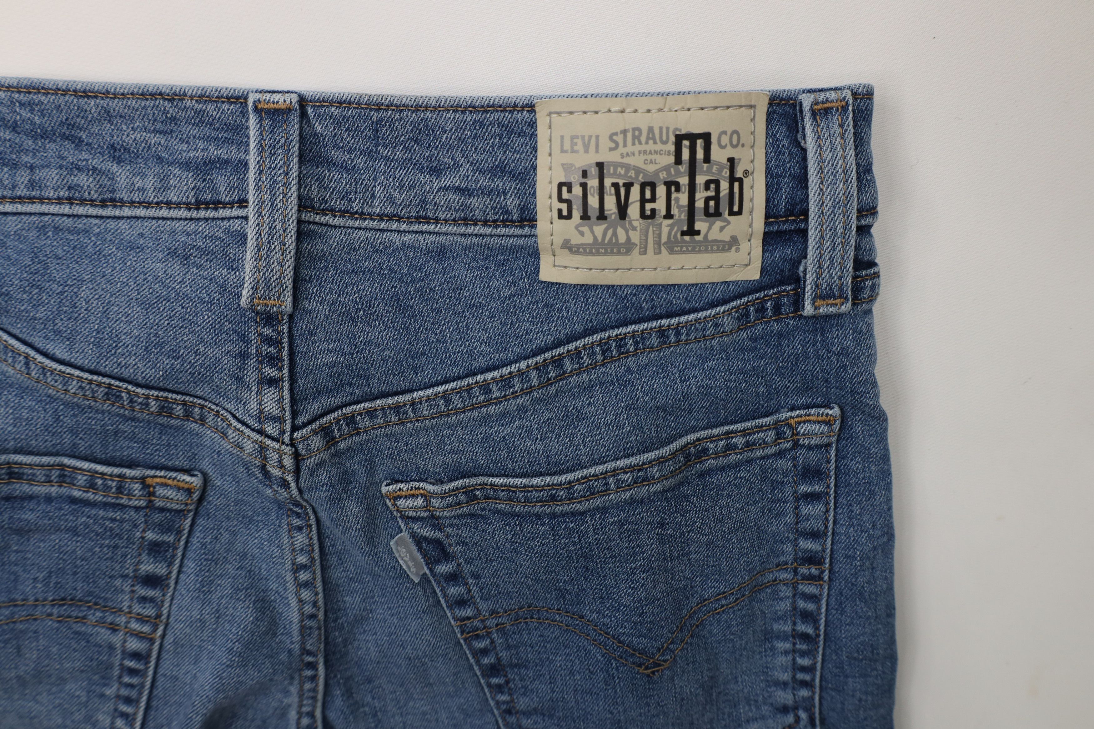 Levi's Vintage Y2K Levis Silvertab High Waisted Mom Jeans Blue Size 29" - 11 Thumbnail