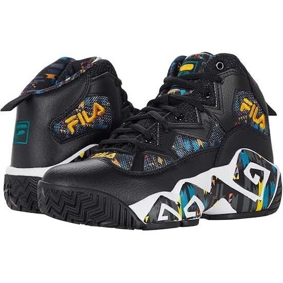 Fila FILA Basketball Shoes Aztec Print High Top Sneakers Athletic Size US 7 / IT 37 - 1 Thumbnail