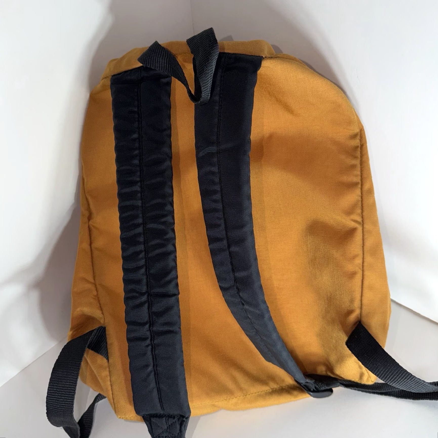 Eastpak VINTAGE Eastpak Backpack Men Medium Orange USA Leather 90s Burnt Orange Size ONE SIZE - 7 Thumbnail