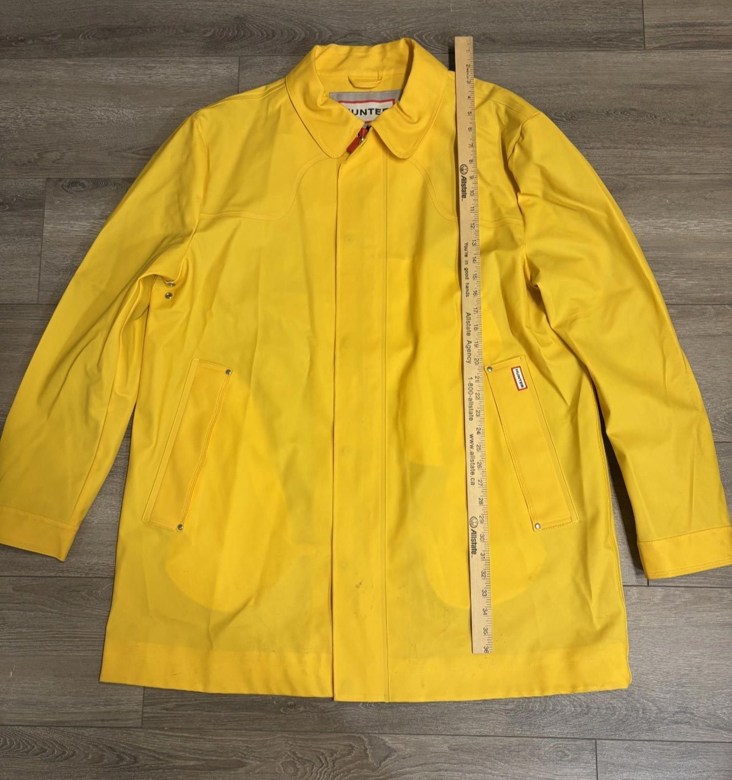 Hunter Hunter Original Mens Yellow Waterproof Rain Jacket Size XXL Size US XXL / EU 58 / 5 - 4 Thumbnail