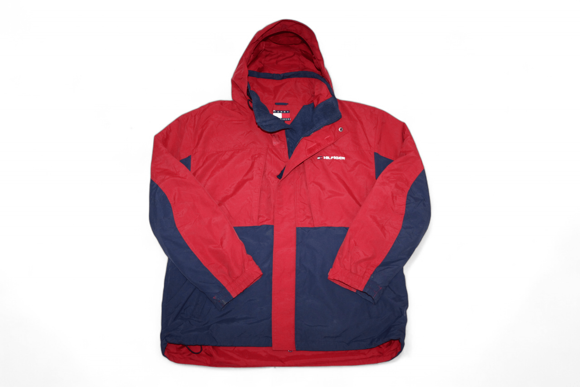 Tommy Hilfiger VTG🔥90's Tommy Hilfiger Fleece Lining Multipocket Jacket Size US XL / EU 56 / 4 - 1 Thumbnail